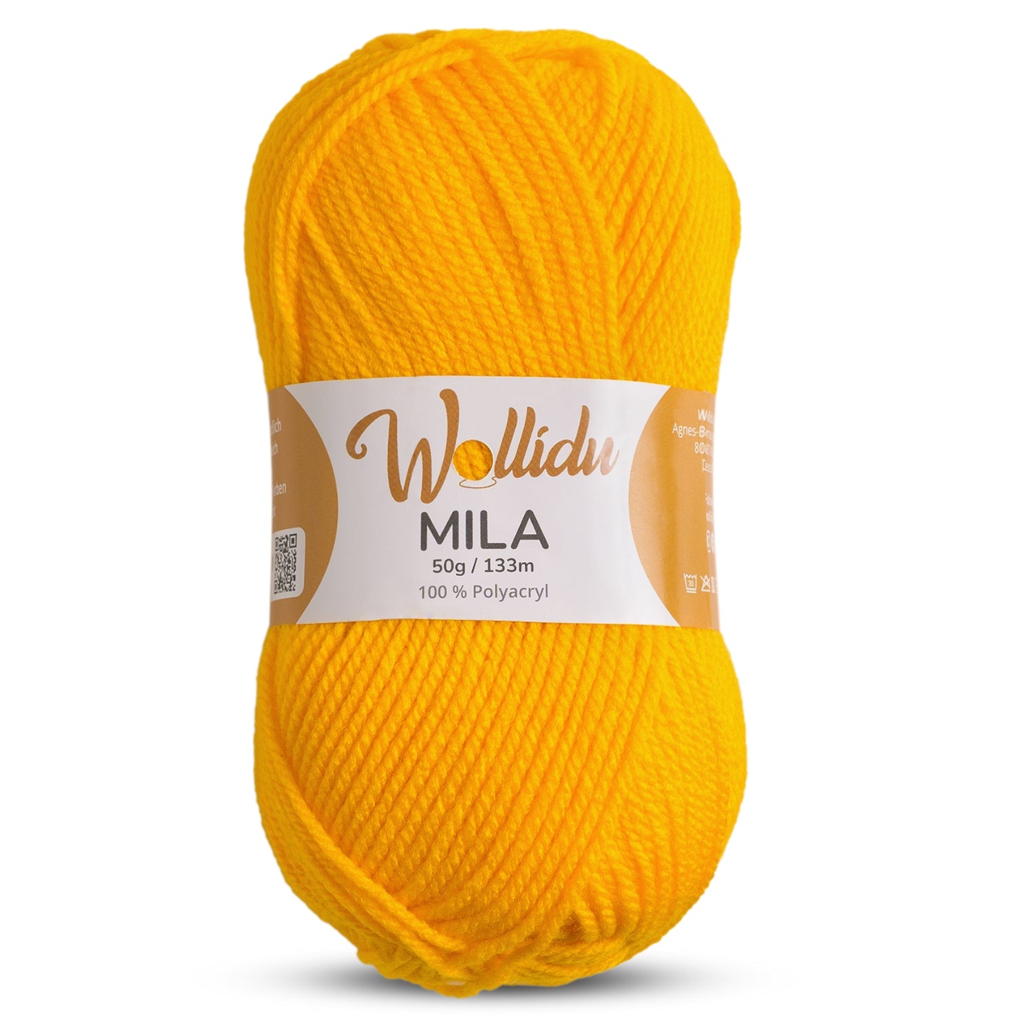 Mila 50g – Weiches Acrylgarn zum Häkeln & Stricken (Einzelknäuel, OEKO-TEX®)