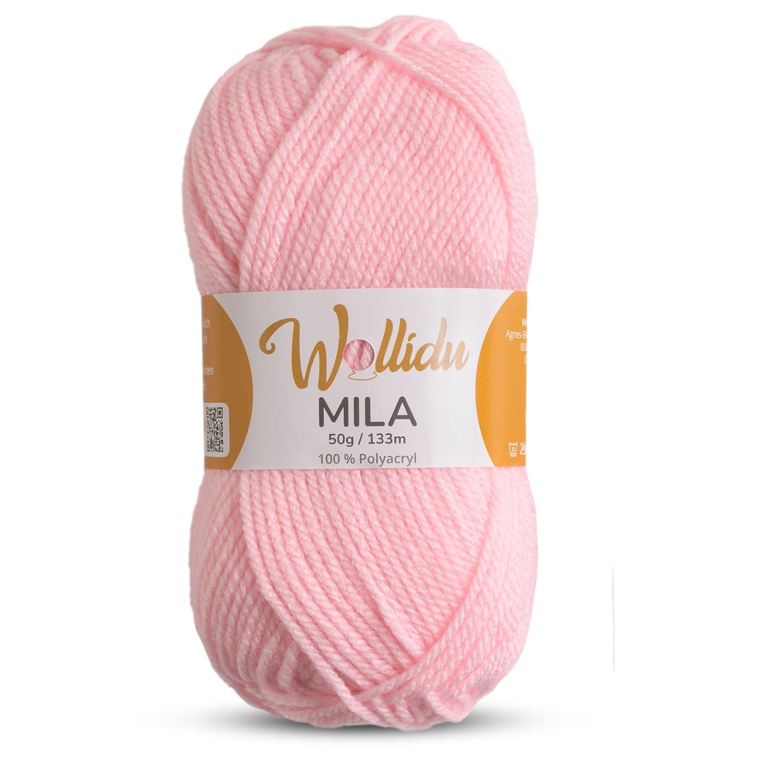 Mila 50g – Weiches Acrylgarn zum Häkeln & Stricken (Einzelknäuel, OEKO-TEX®)