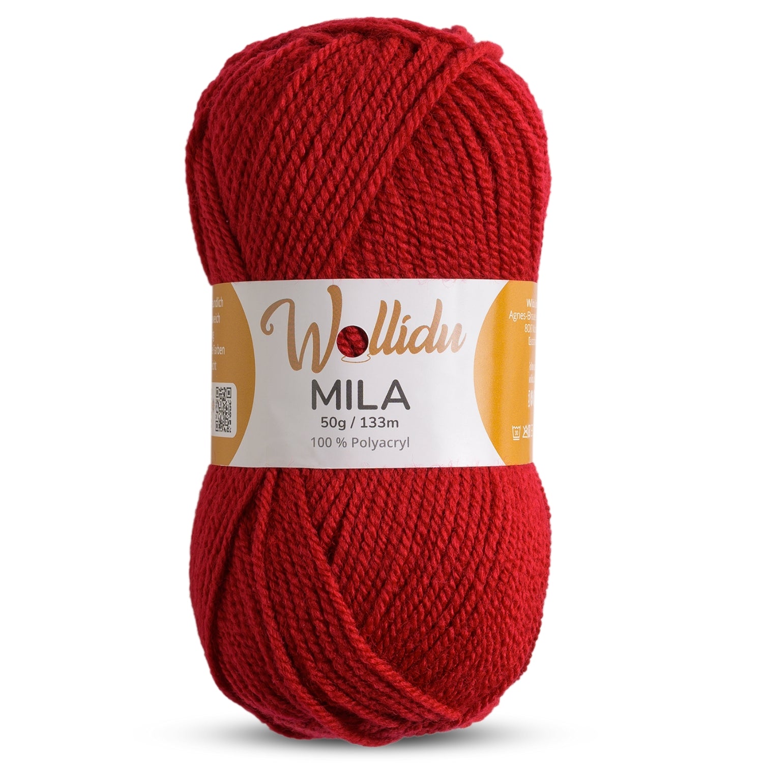 Mila 50g – Weiches Acrylgarn zum Häkeln & Stricken (Einzelknäuel, OEKO-TEX®)