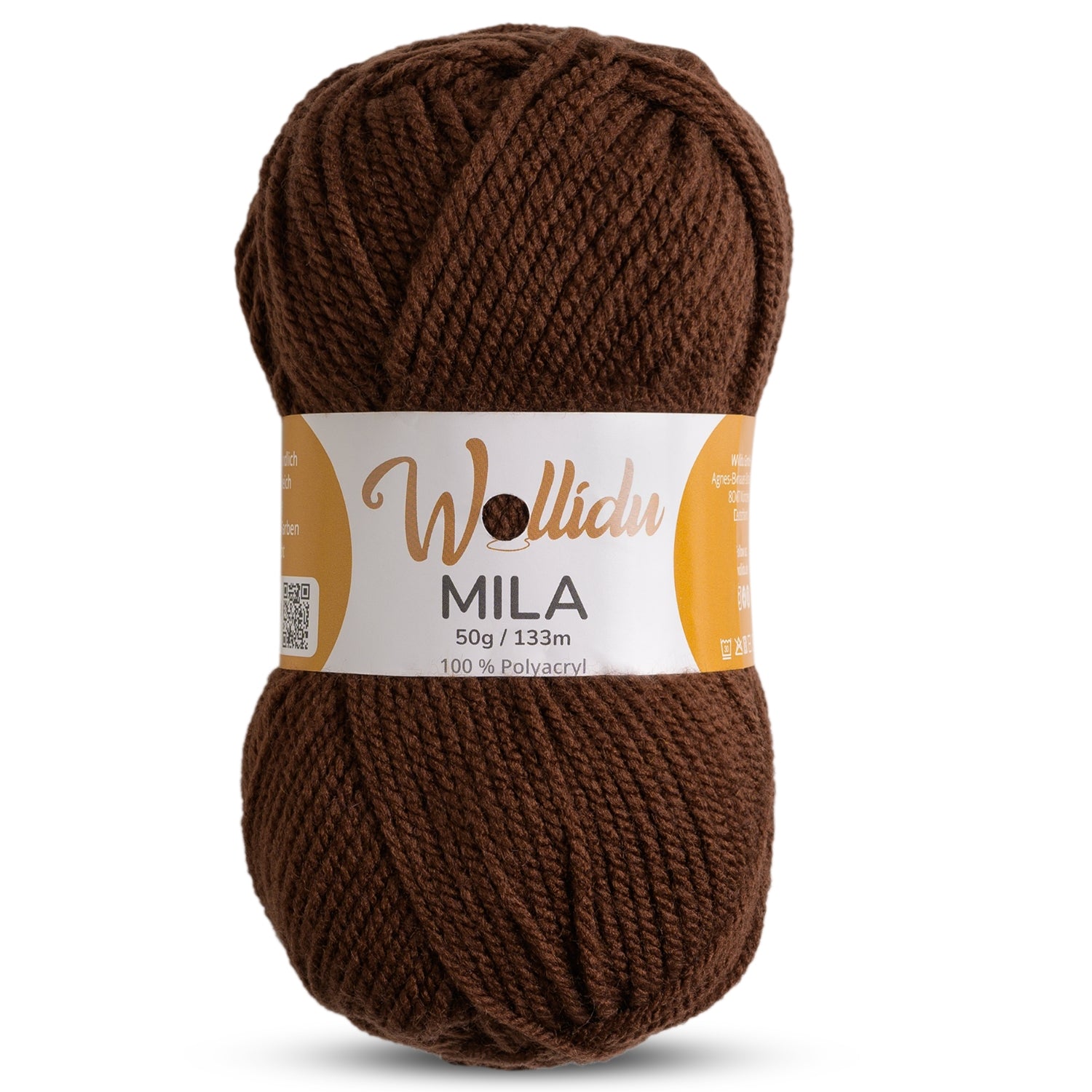 Mila 50g – Weiches Acrylgarn zum Häkeln & Stricken (Einzelknäuel, OEKO-TEX®)