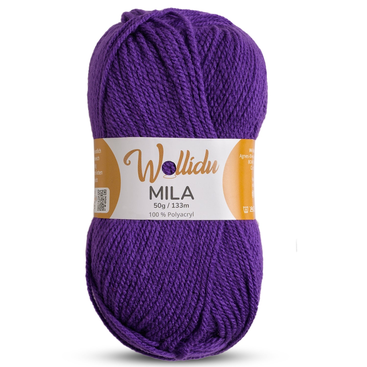 Mila 50g – Weiches Acrylgarn zum Häkeln & Stricken (Einzelknäuel, OEKO-TEX®)