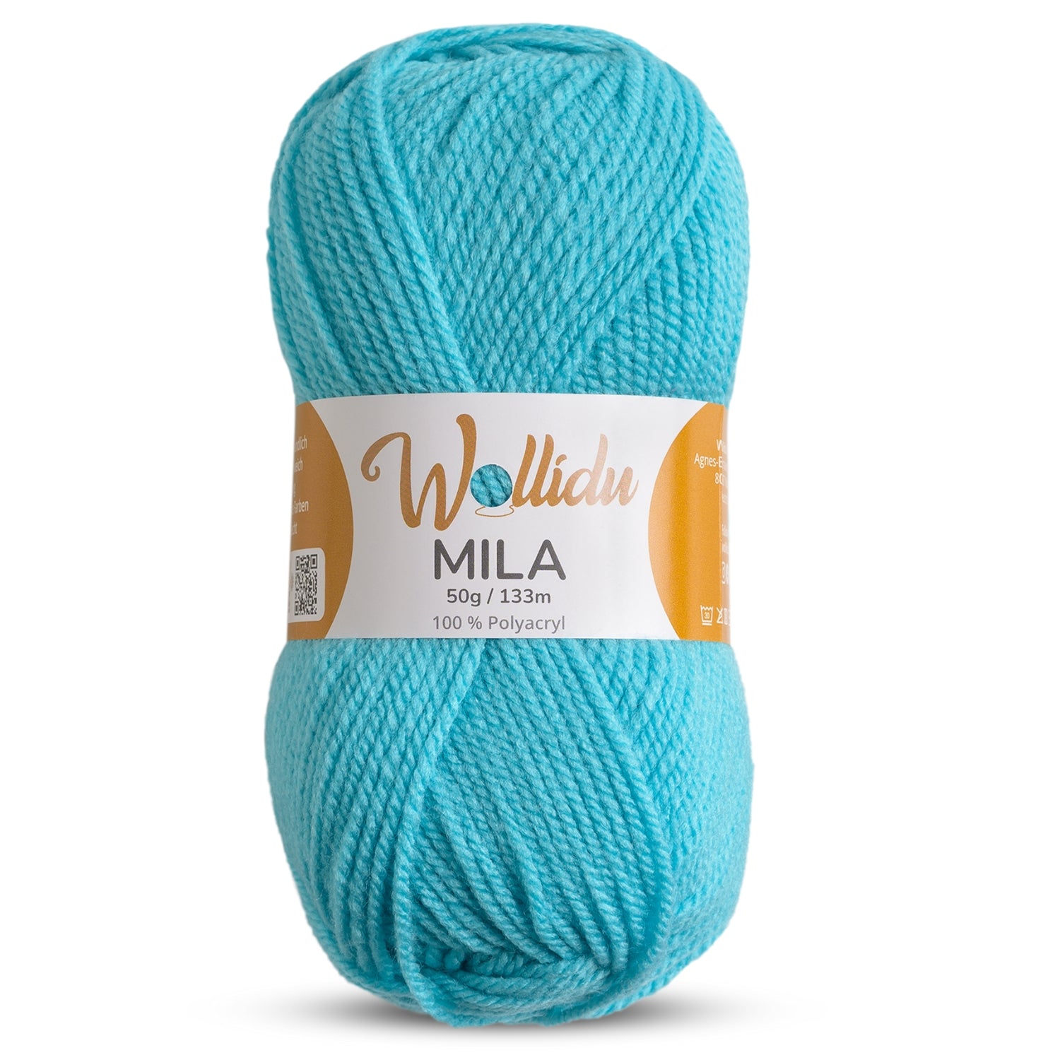 Mila 50g – Weiches Acrylgarn zum Häkeln & Stricken (Einzelknäuel, OEKO-TEX®)