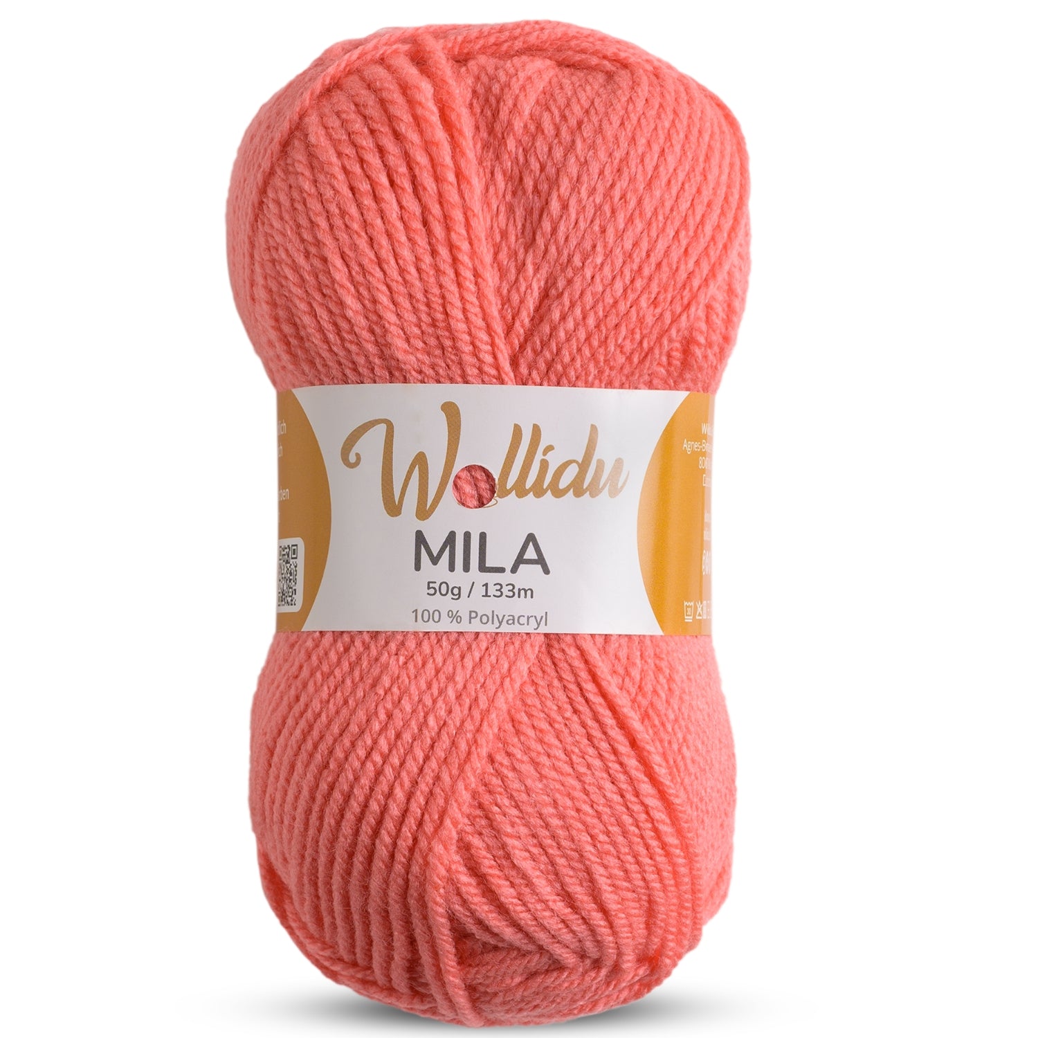 Mila 50g – Weiches Acrylgarn zum Häkeln & Stricken (Einzelknäuel, OEKO-TEX®)