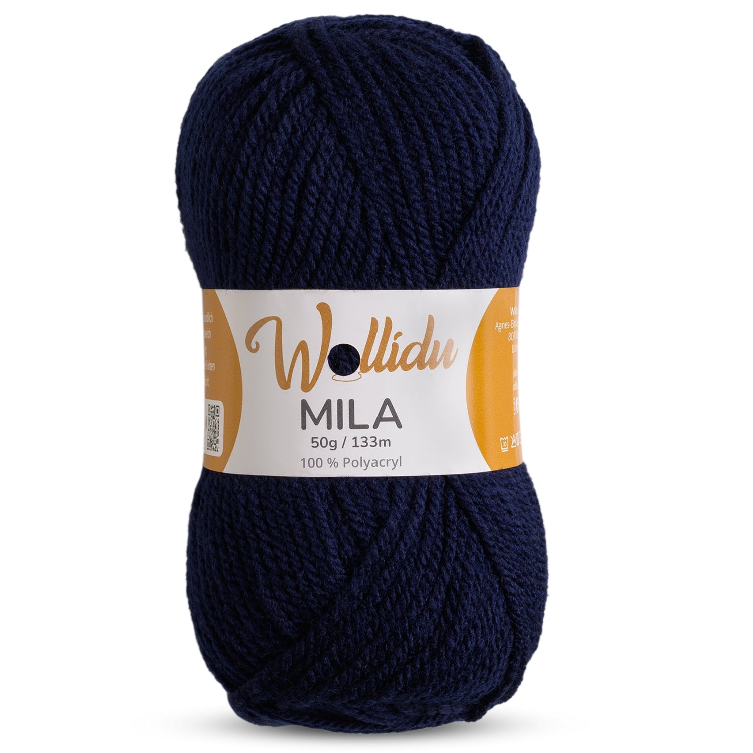 Mila 50g – Weiches Acrylgarn zum Häkeln & Stricken (Einzelknäuel, OEKO-TEX®)