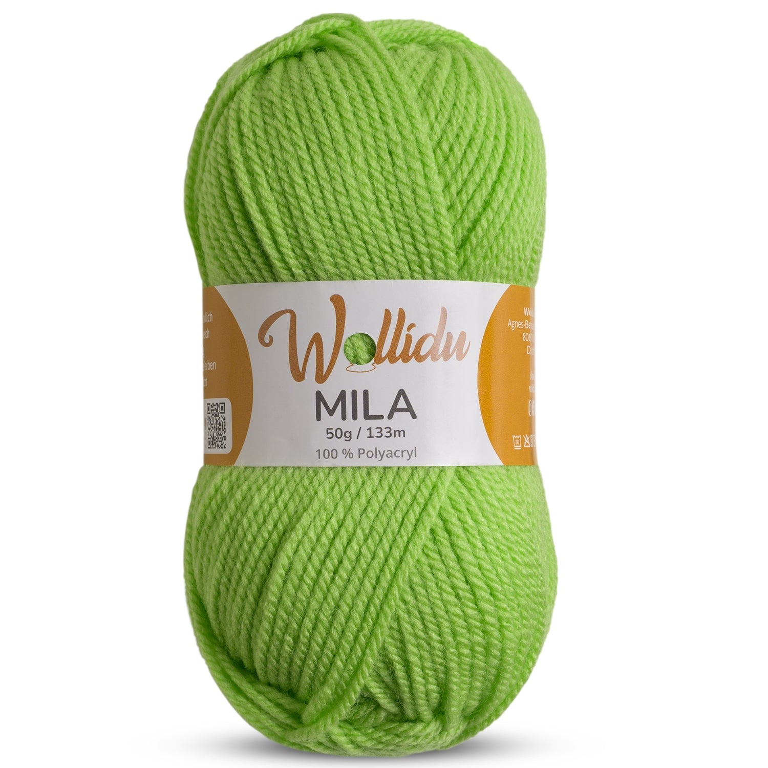 Mila 50g – Weiches Acrylgarn zum Häkeln & Stricken (Einzelknäuel, OEKO-TEX®)