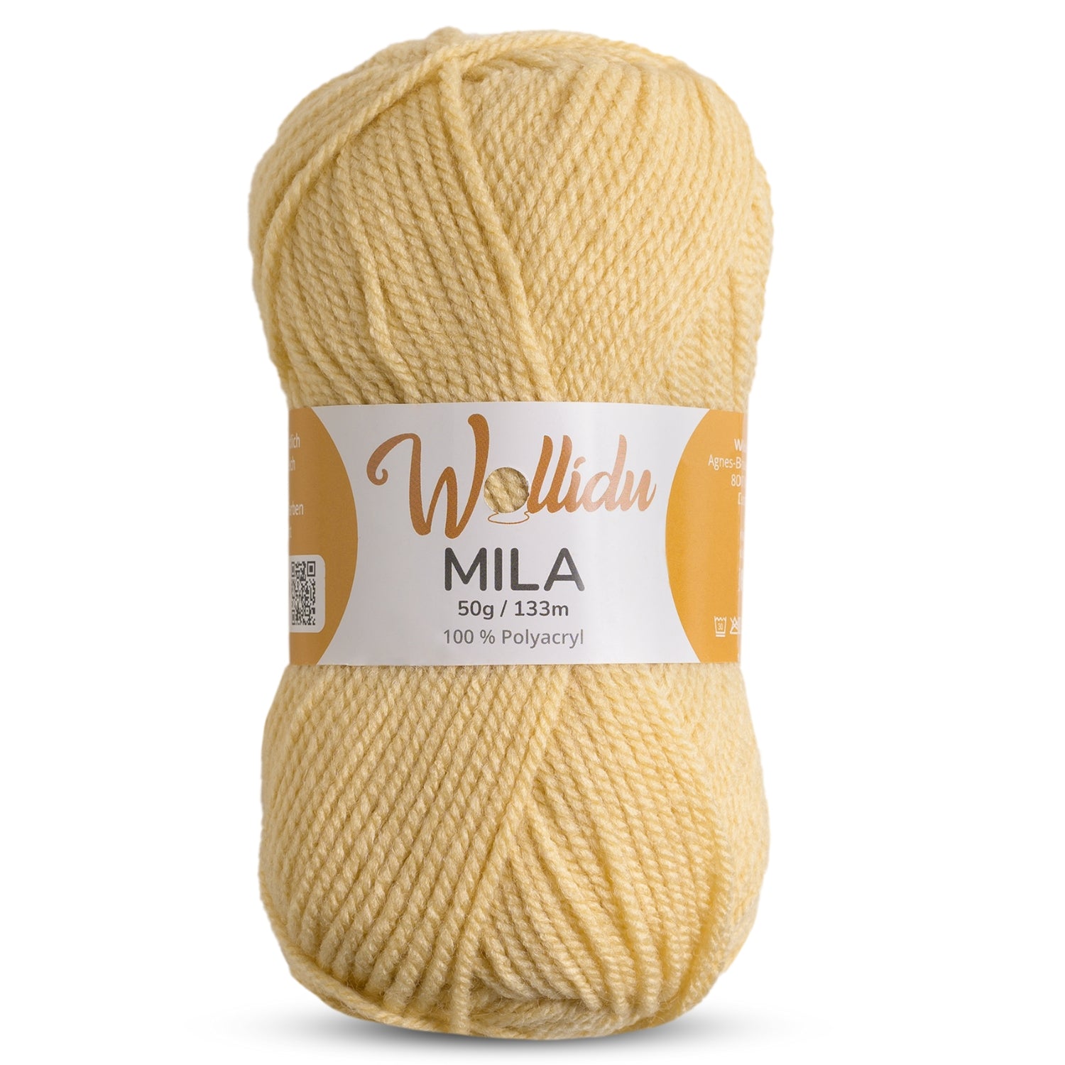 Mila 50g – Weiches Acrylgarn zum Häkeln & Stricken (Einzelknäuel, OEKO-TEX®)