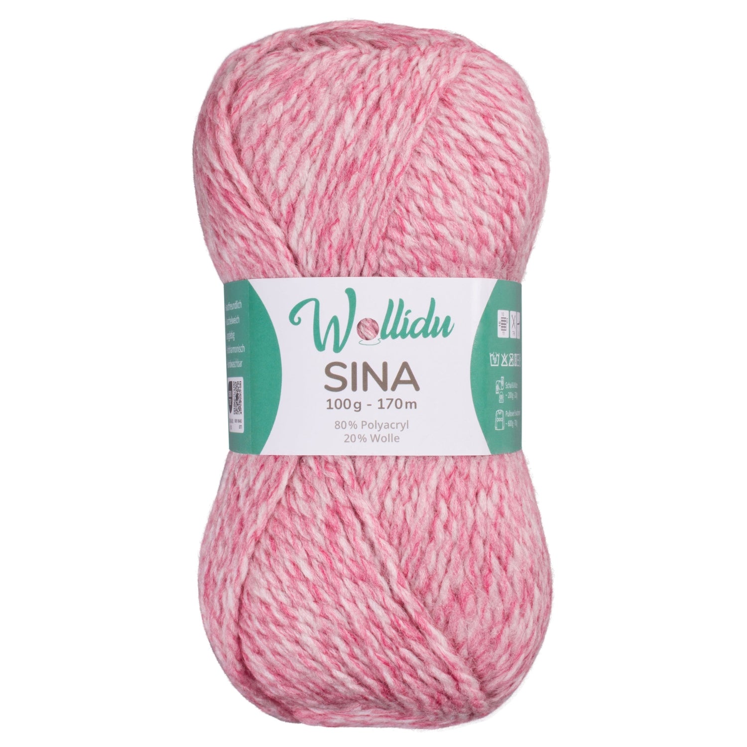 Sina 100g – Mulesingfreie Acryl-Schafwolle zum Häkeln & Stricken (Einzelknäuel, OEKO-TEX®)