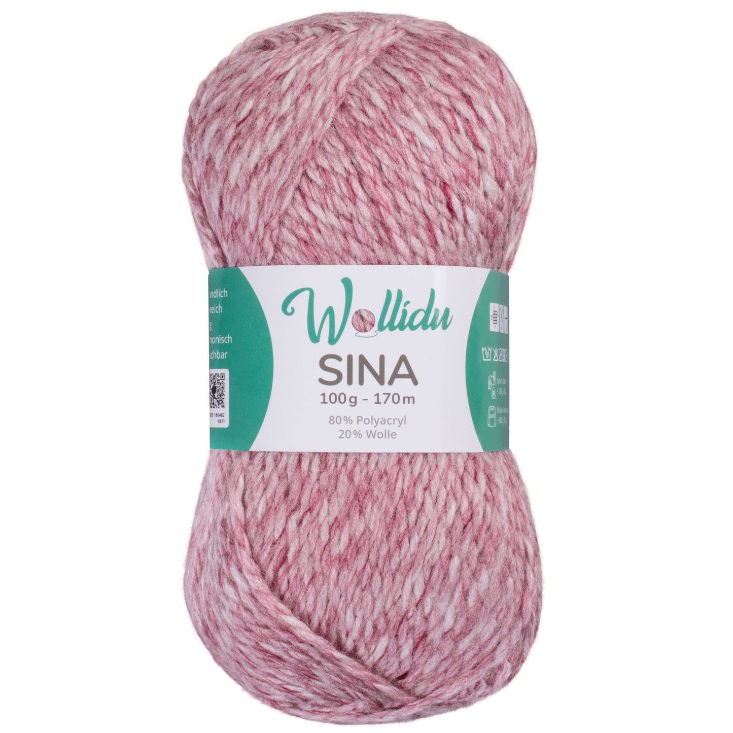 Sina 100g – Mulesingfreie Acryl-Schafwolle zum Häkeln & Stricken (Einzelknäuel, OEKO-TEX®)