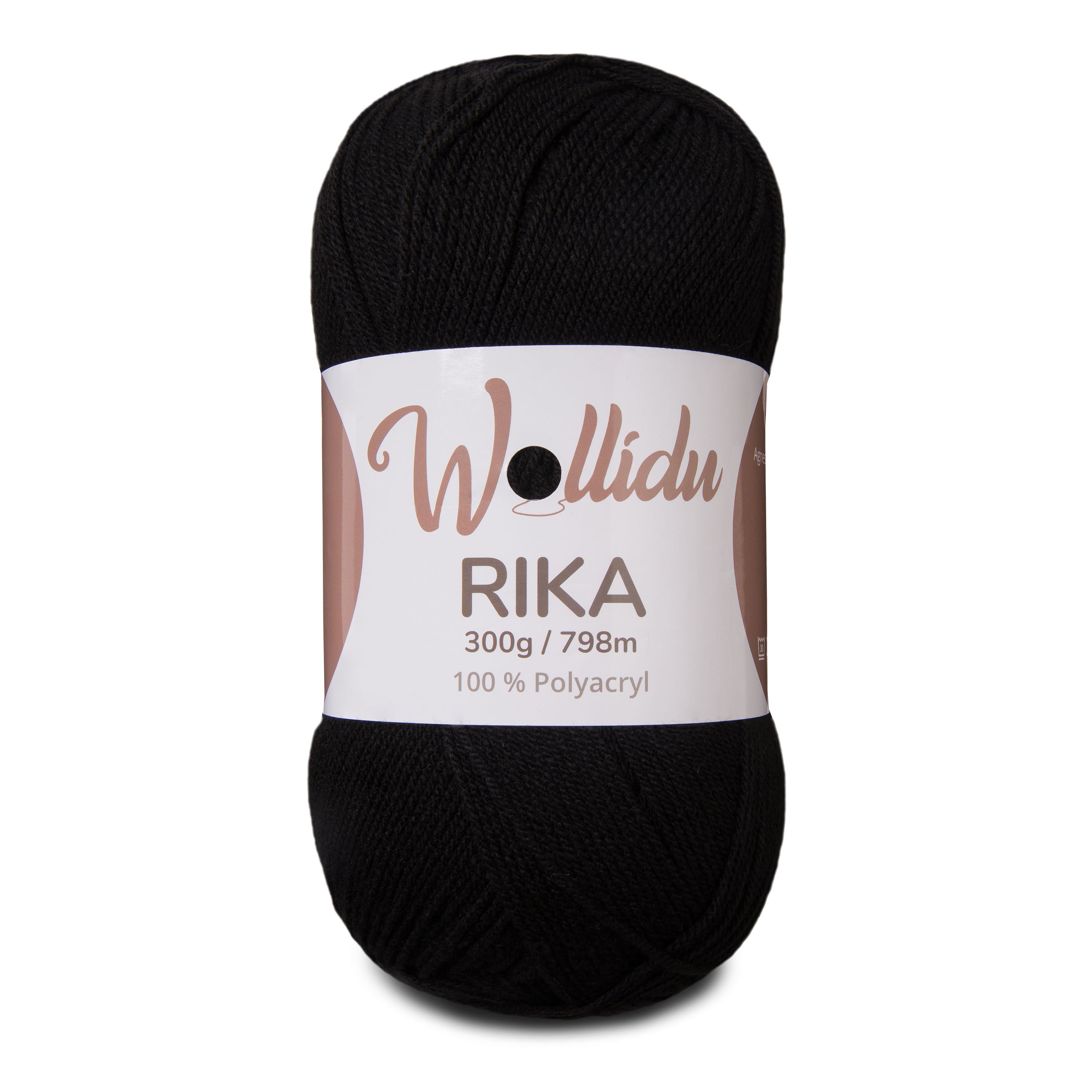 Rika 300g – XL-Strickgarn aus 100 % Polyacryl zum Häkeln & Stricken (Einzelknäuel, OEKO-TEX®, 798 m)