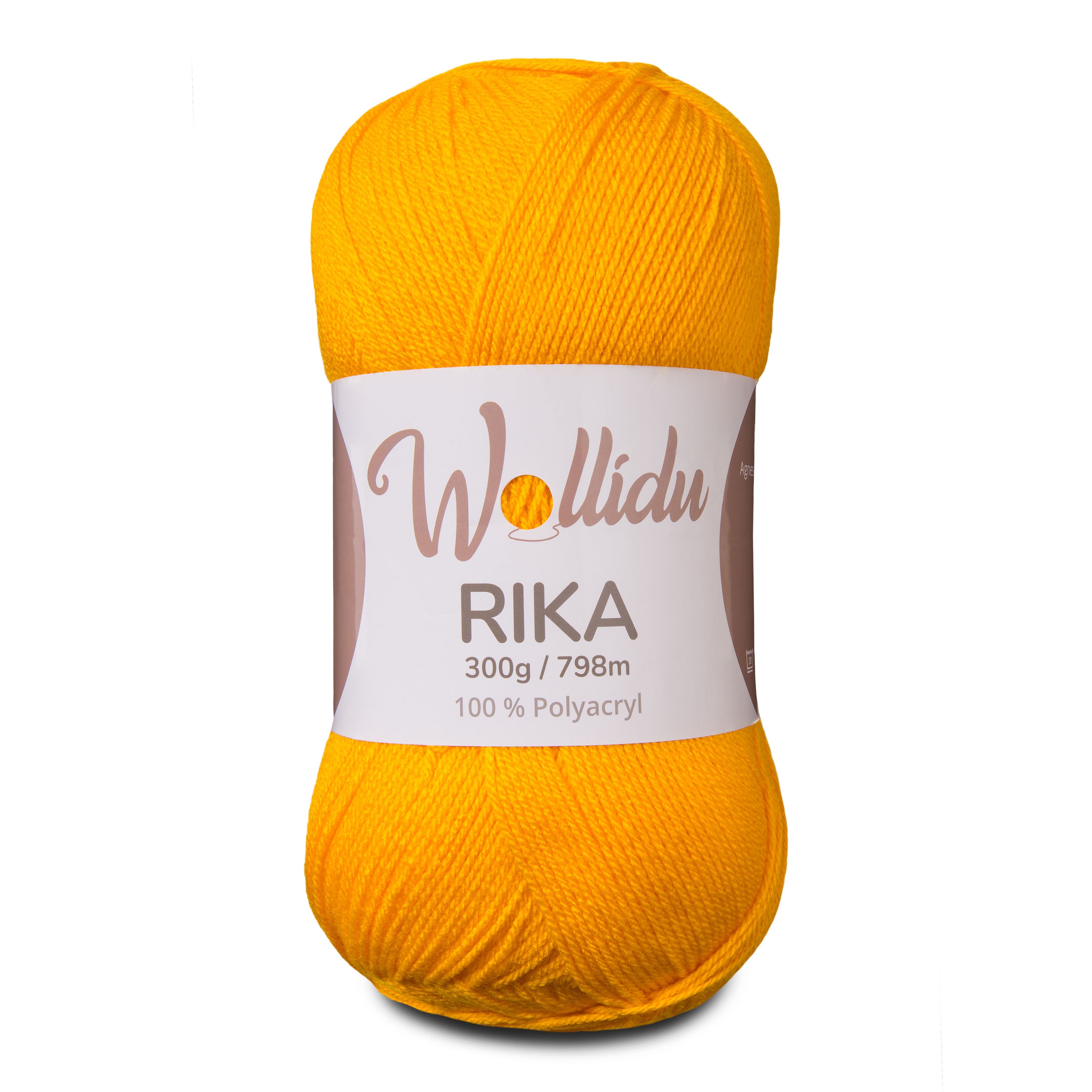 Rika 300g – XL-Strickgarn aus 100 % Polyacryl zum Häkeln & Stricken (Einzelknäuel, OEKO-TEX®, 798 m)