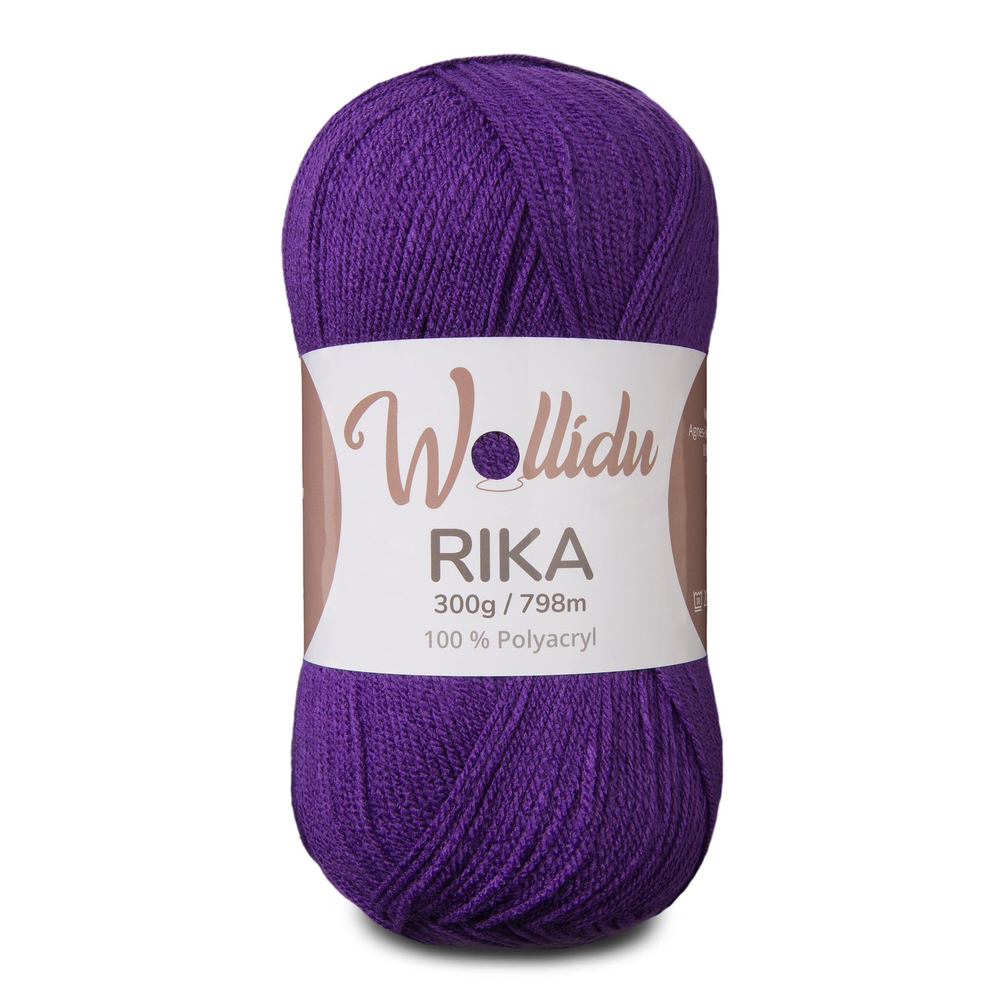 Rika 300g – XL-Strickgarn aus 100 % Polyacryl zum Häkeln & Stricken (Einzelknäuel, OEKO-TEX®, 798 m)