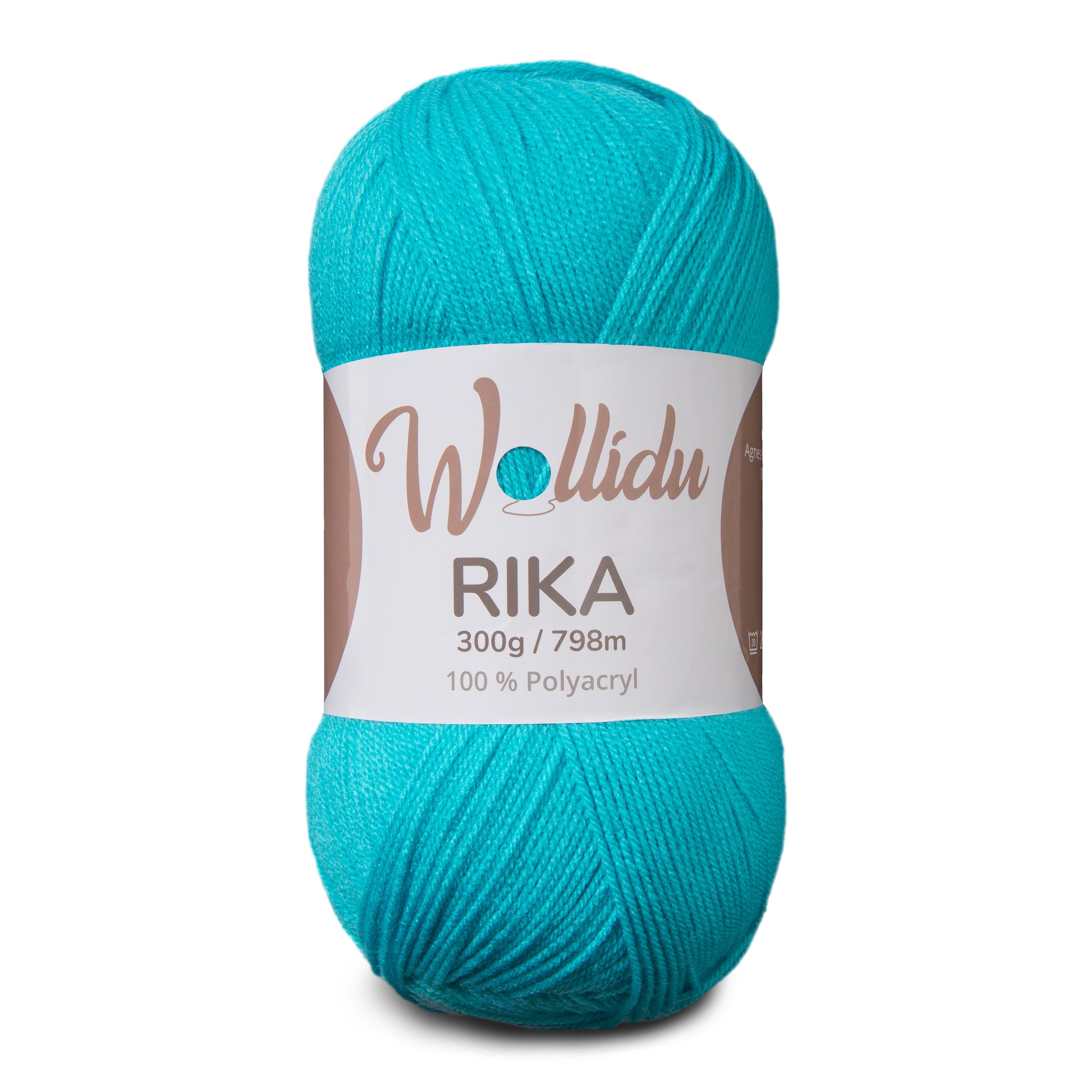 Rika 300g – XL-Strickgarn aus 100 % Polyacryl zum Häkeln & Stricken (Einzelknäuel, OEKO-TEX®, 798 m)