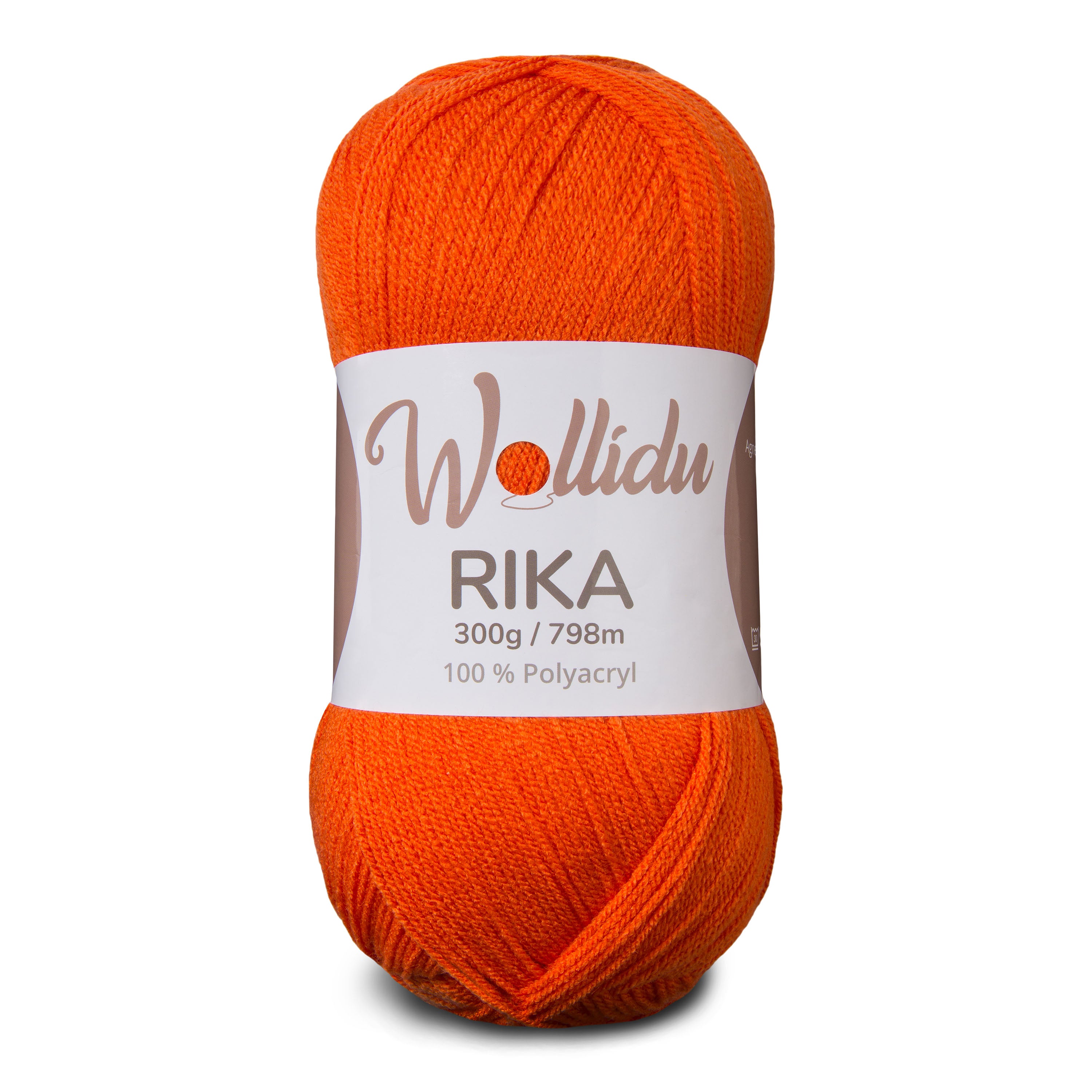 Rika 300g – XL-Strickgarn aus 100 % Polyacryl zum Häkeln & Stricken (Einzelknäuel, OEKO-TEX®, 798 m)