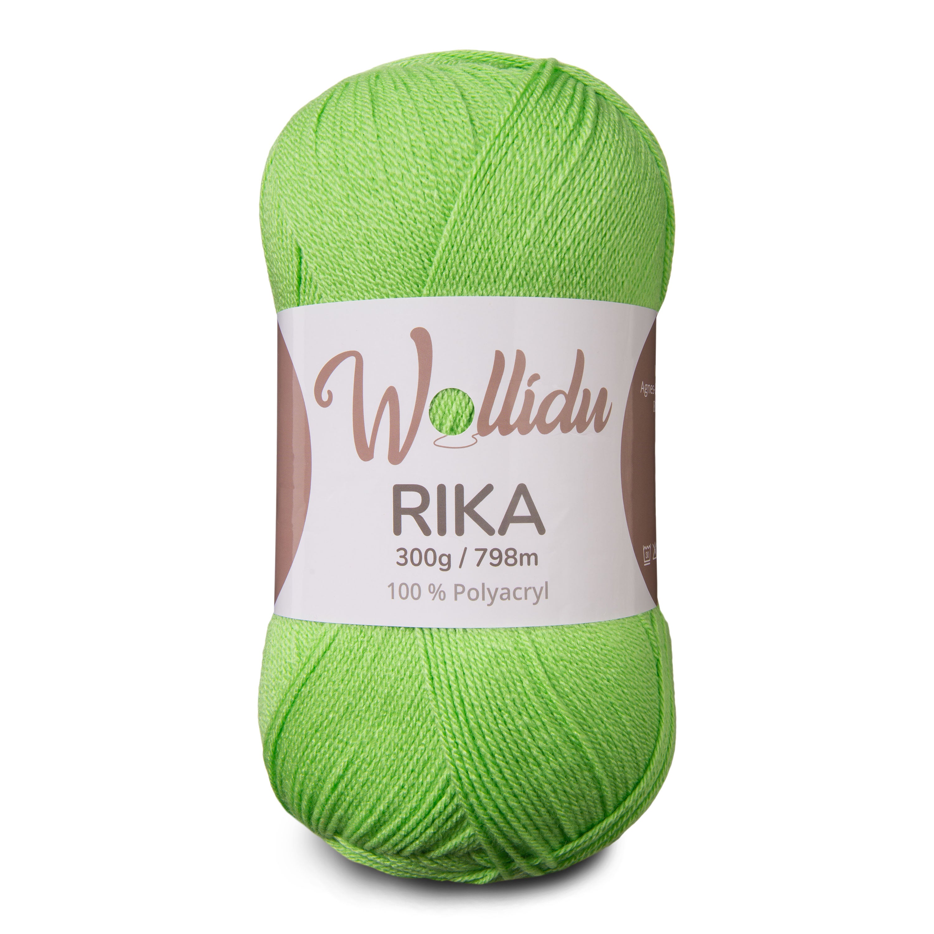 Rika 300g – XL-Strickgarn aus 100 % Polyacryl zum Häkeln & Stricken (Einzelknäuel, OEKO-TEX®, 798 m)