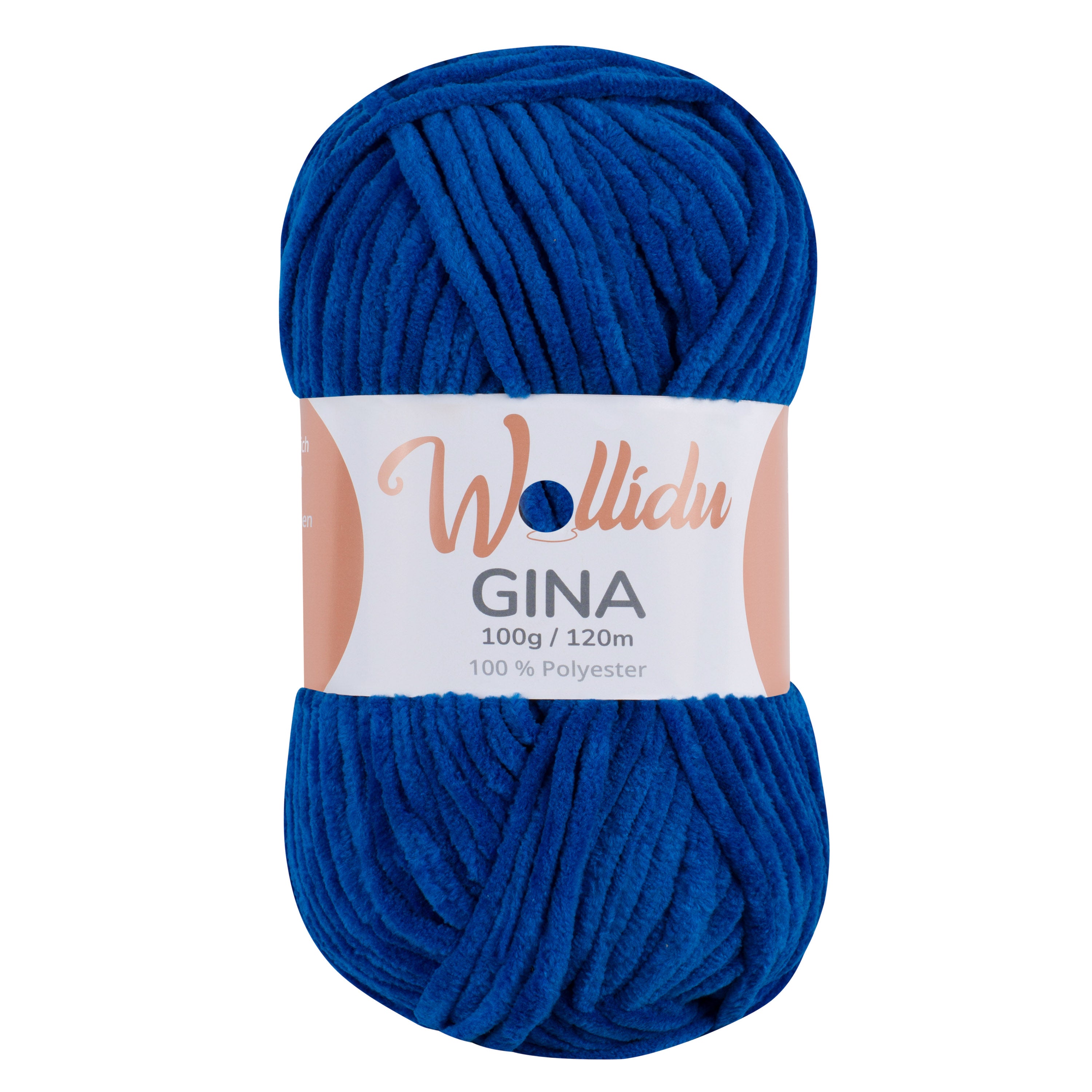 Gina 100g – Flauschgarn aus Chenille zum Häkeln & Stricken (Einzelknäuel, OEKO-TEX®)