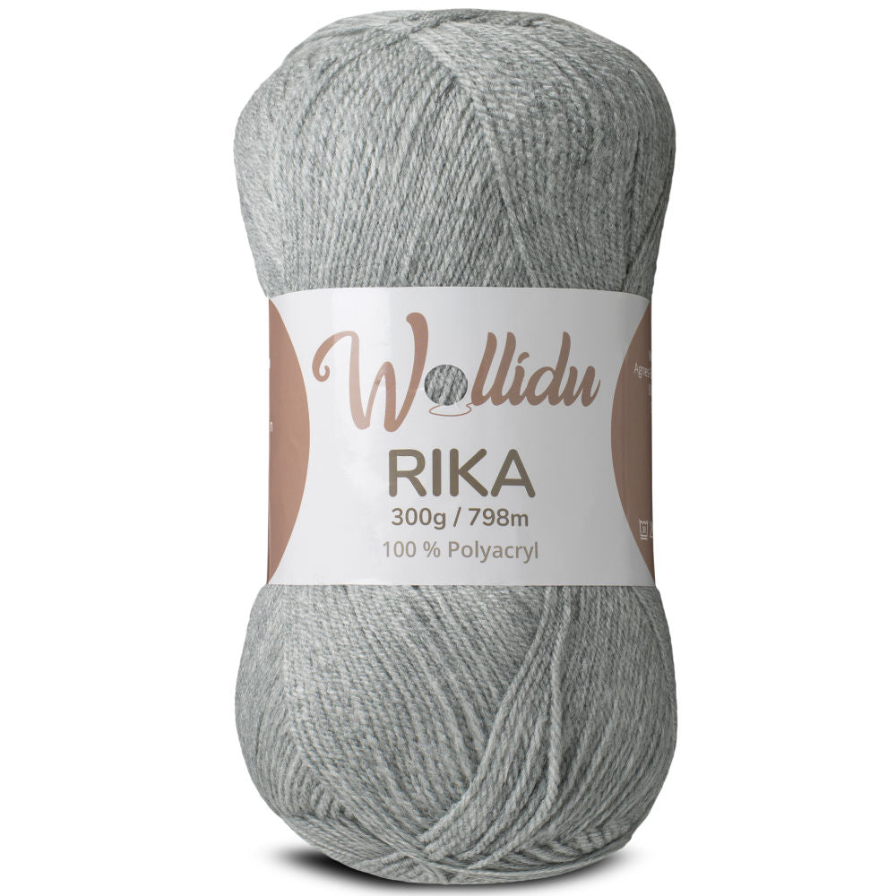 Rika 300g – XL-Strickgarn aus 100 % Polyacryl zum Häkeln & Stricken (Einzelknäuel, OEKO-TEX®, 798 m)