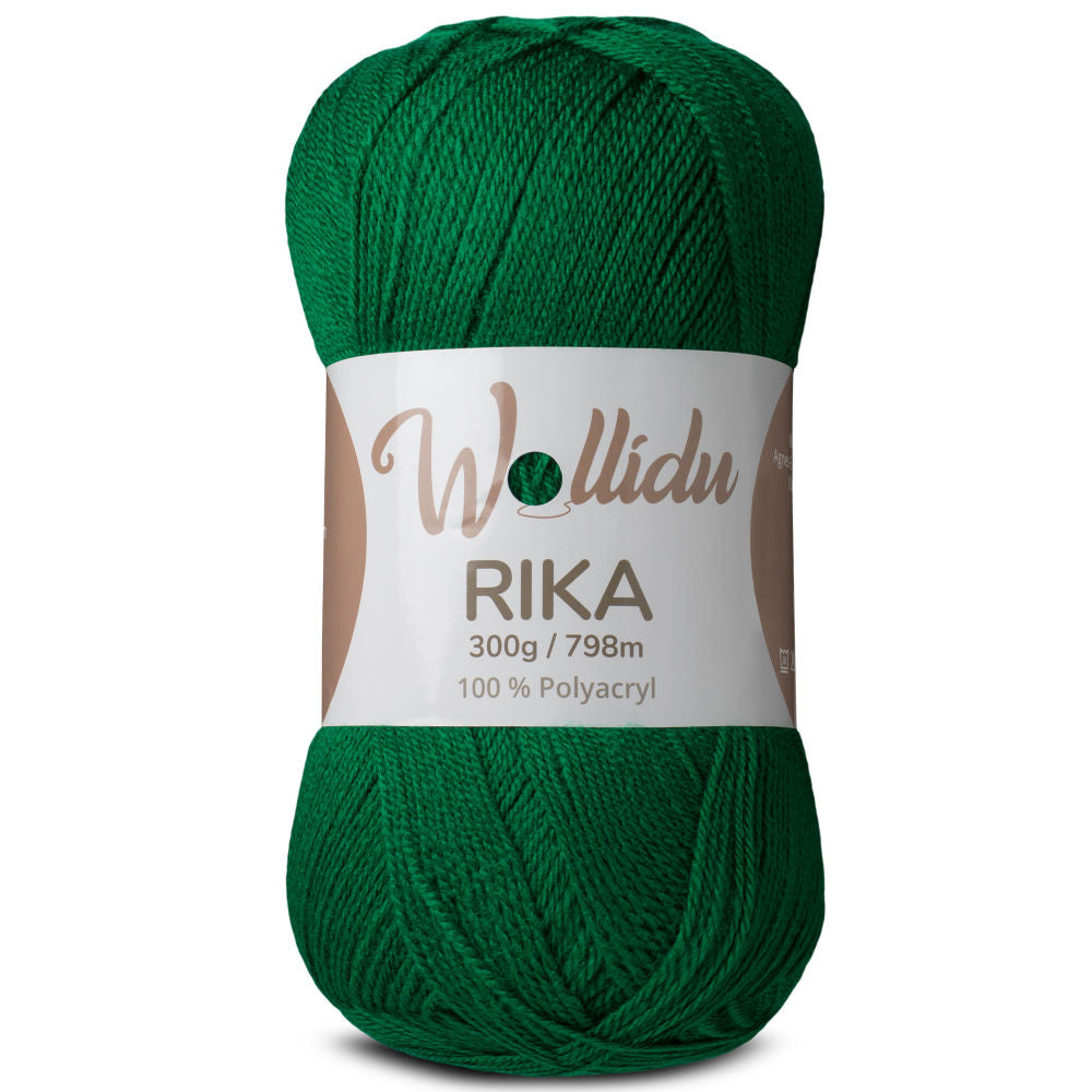 Rika 300g – XL-Strickgarn aus 100 % Polyacryl zum Häkeln & Stricken (Einzelknäuel, OEKO-TEX®, 798 m)