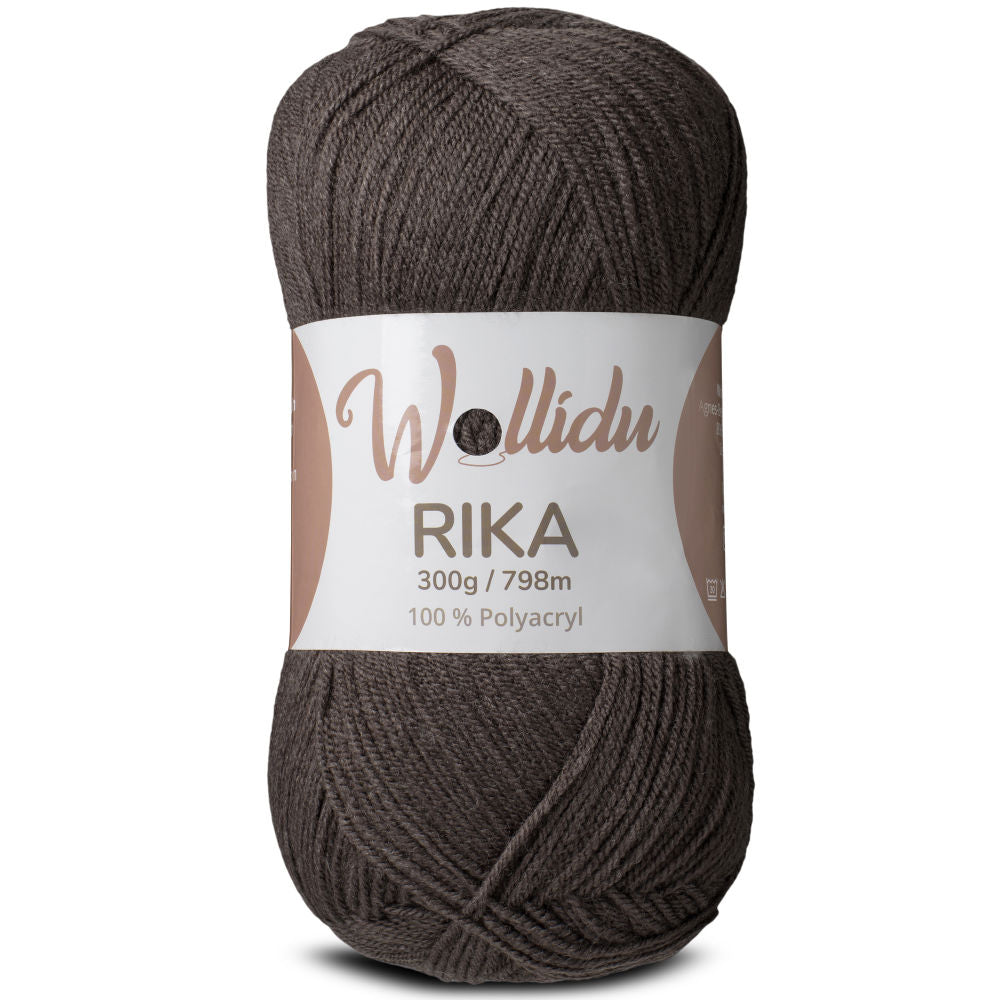 Rika 300g – XL-Strickgarn aus 100 % Polyacryl zum Häkeln & Stricken (Einzelknäuel, OEKO-TEX®, 798 m)