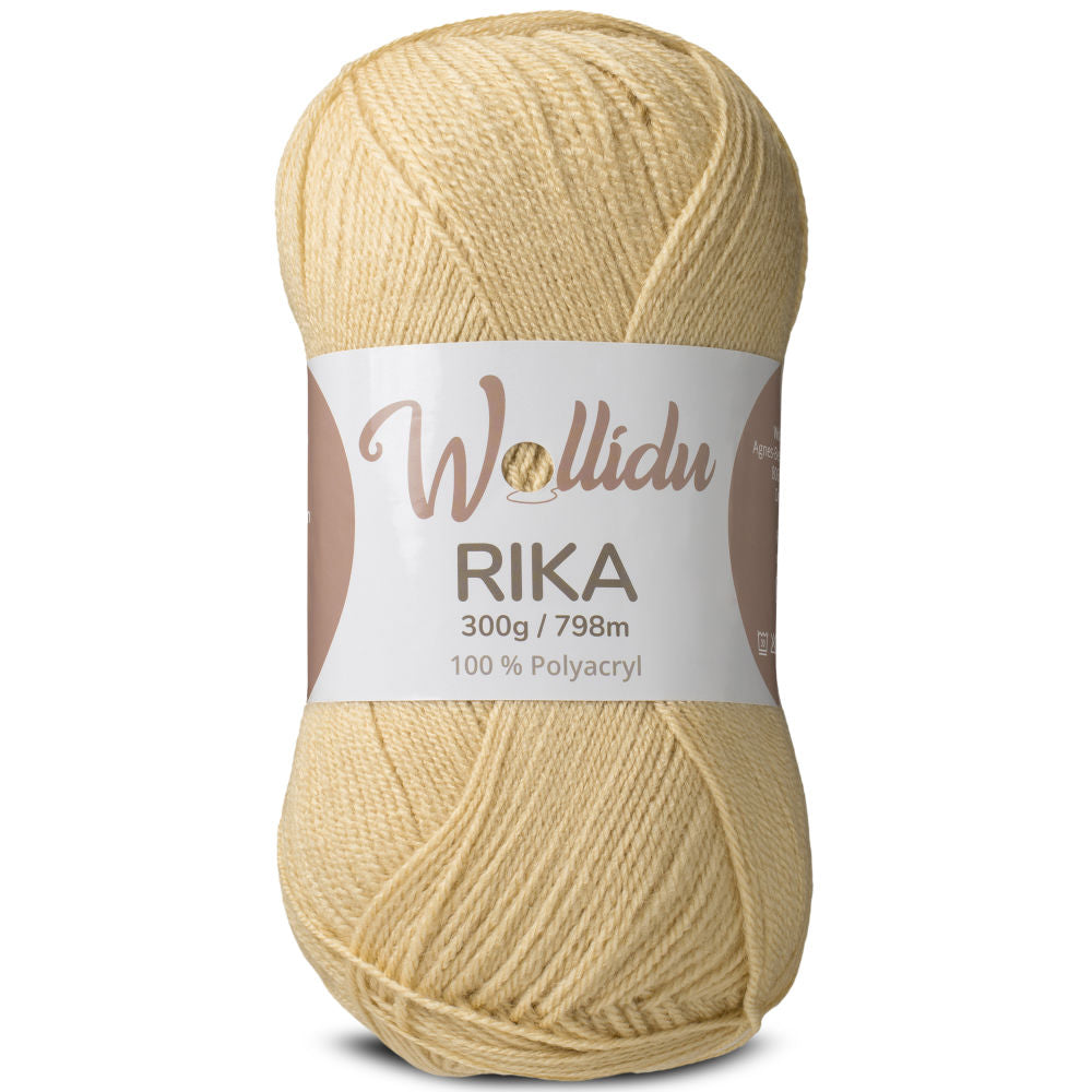 Rika 300g – XL-Strickgarn aus 100 % Polyacryl zum Häkeln & Stricken (Einzelknäuel, OEKO-TEX®, 798 m)