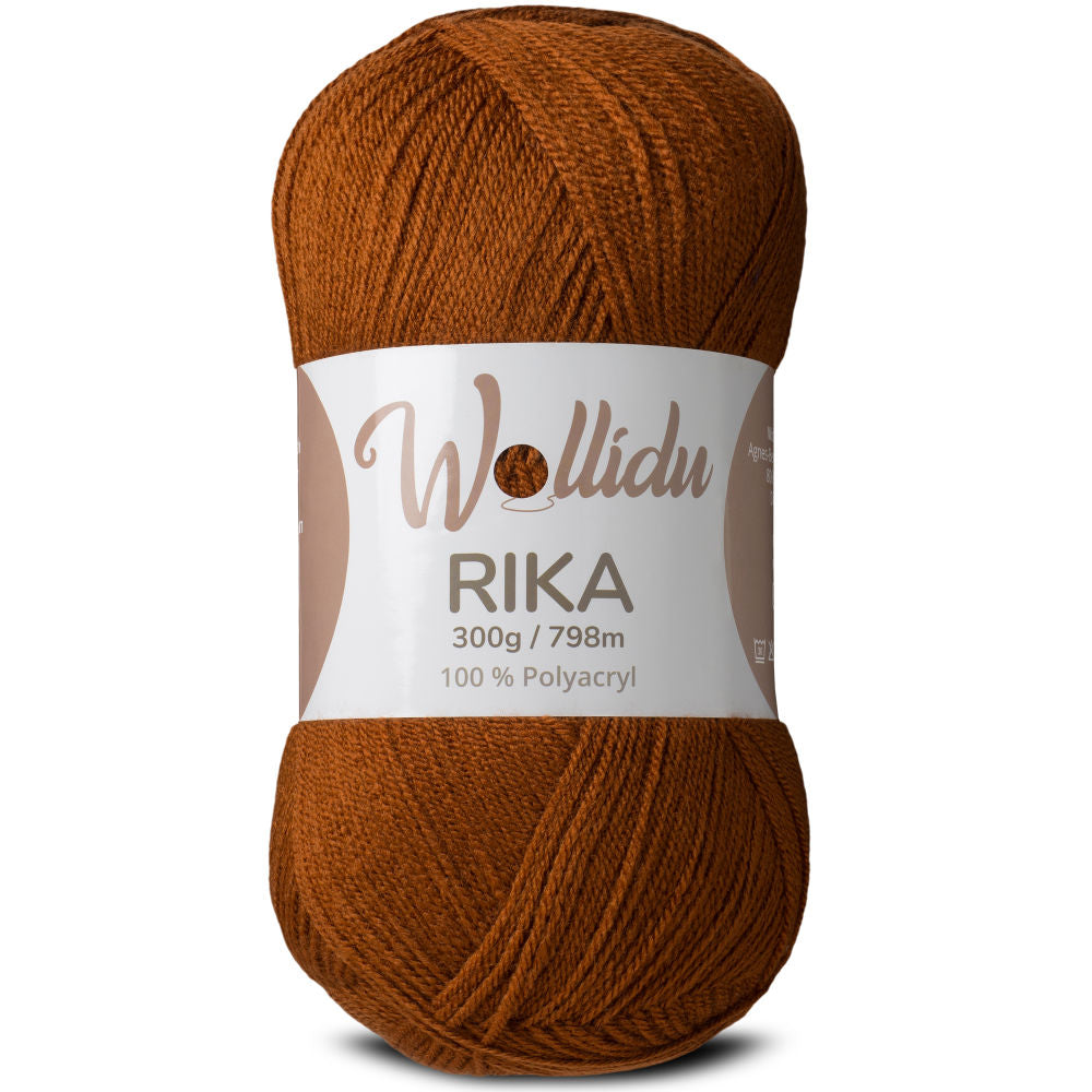Rika 300g – XL-Strickgarn aus 100 % Polyacryl zum Häkeln & Stricken (Einzelknäuel, OEKO-TEX®, 798 m)