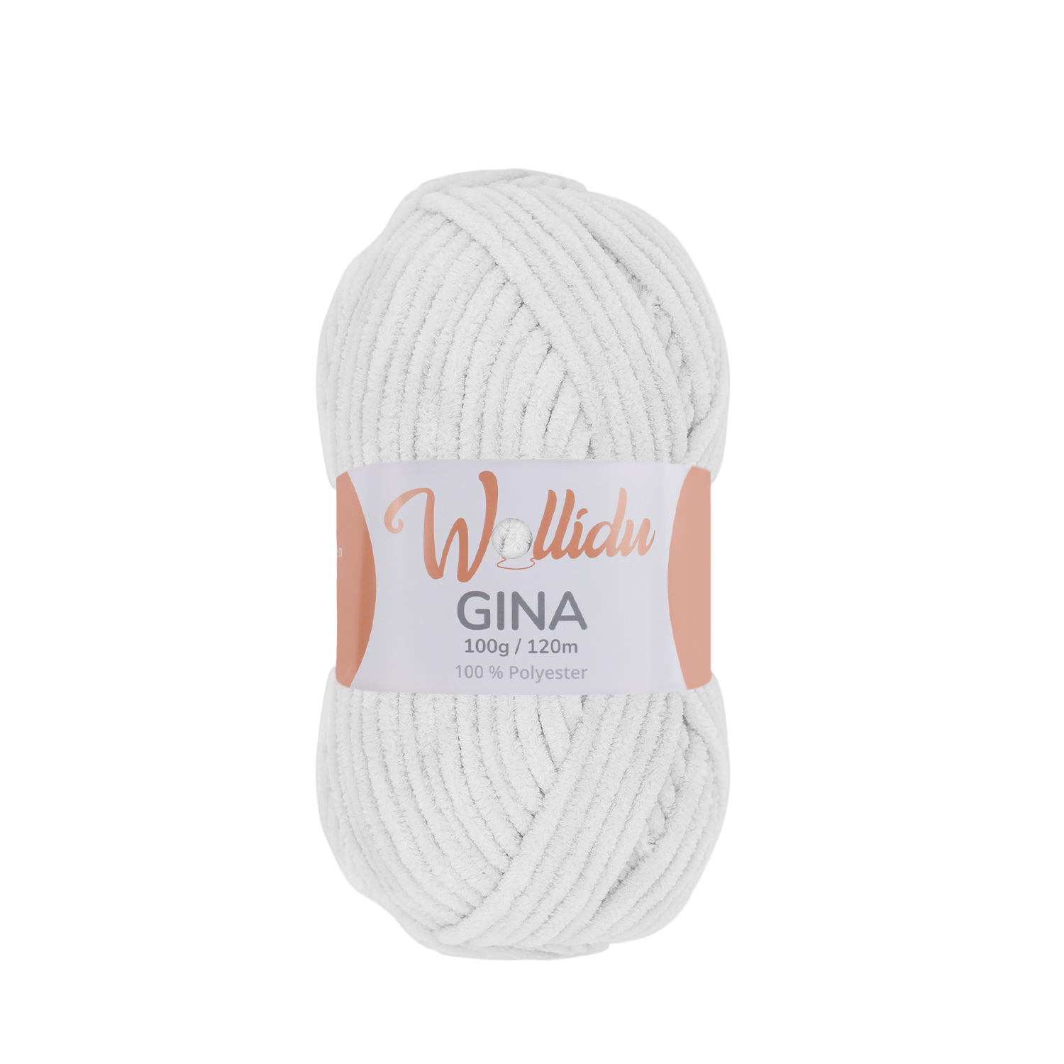 Gina 100g – Flauschgarn aus Chenille zum Häkeln & Stricken (Einzelknäuel, OEKO-TEX®)