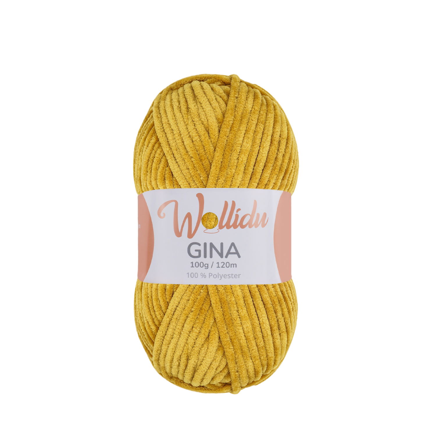Gina 100g – Flauschgarn aus Chenille zum Häkeln & Stricken (Einzelknäuel, OEKO-TEX®)