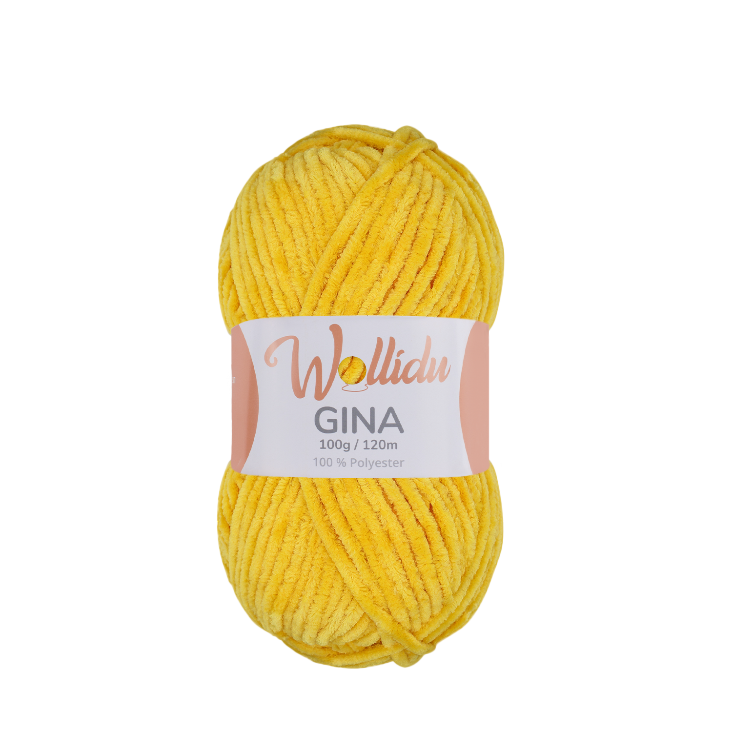 Gina 100g – Flauschgarn aus Chenille zum Häkeln & Stricken (Einzelknäuel, OEKO-TEX®)