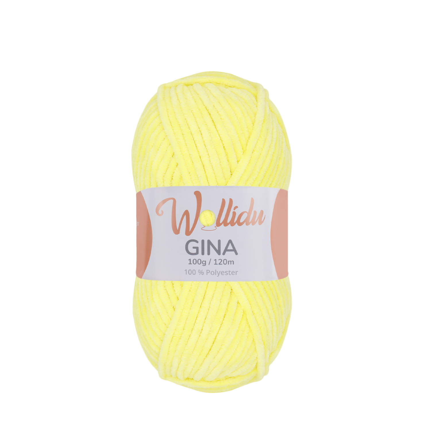 Gina 100g – Flauschgarn aus Chenille zum Häkeln & Stricken (Einzelknäuel, OEKO-TEX®)