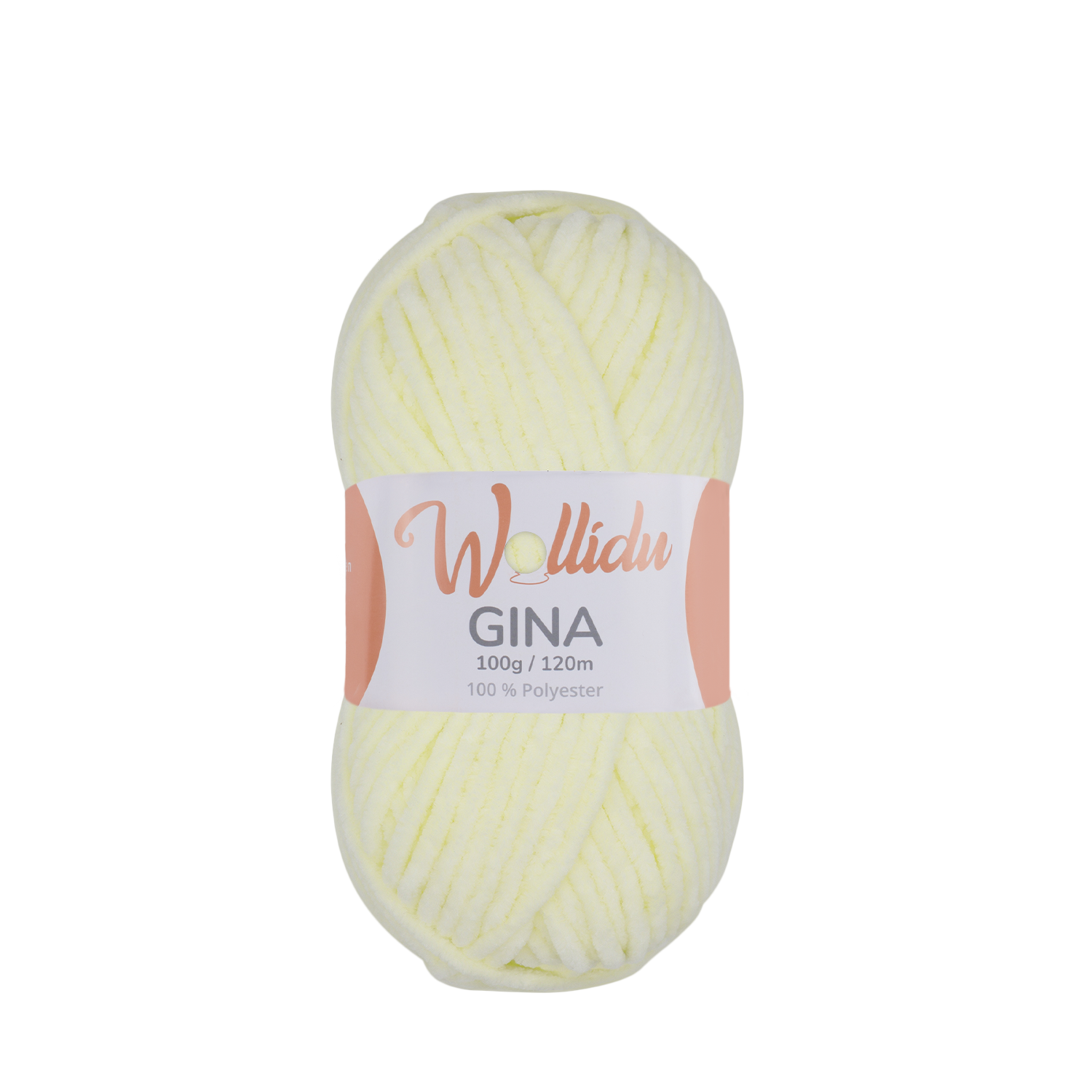 Gina 100g – Flauschgarn aus Chenille zum Häkeln & Stricken (Einzelknäuel, OEKO-TEX®)