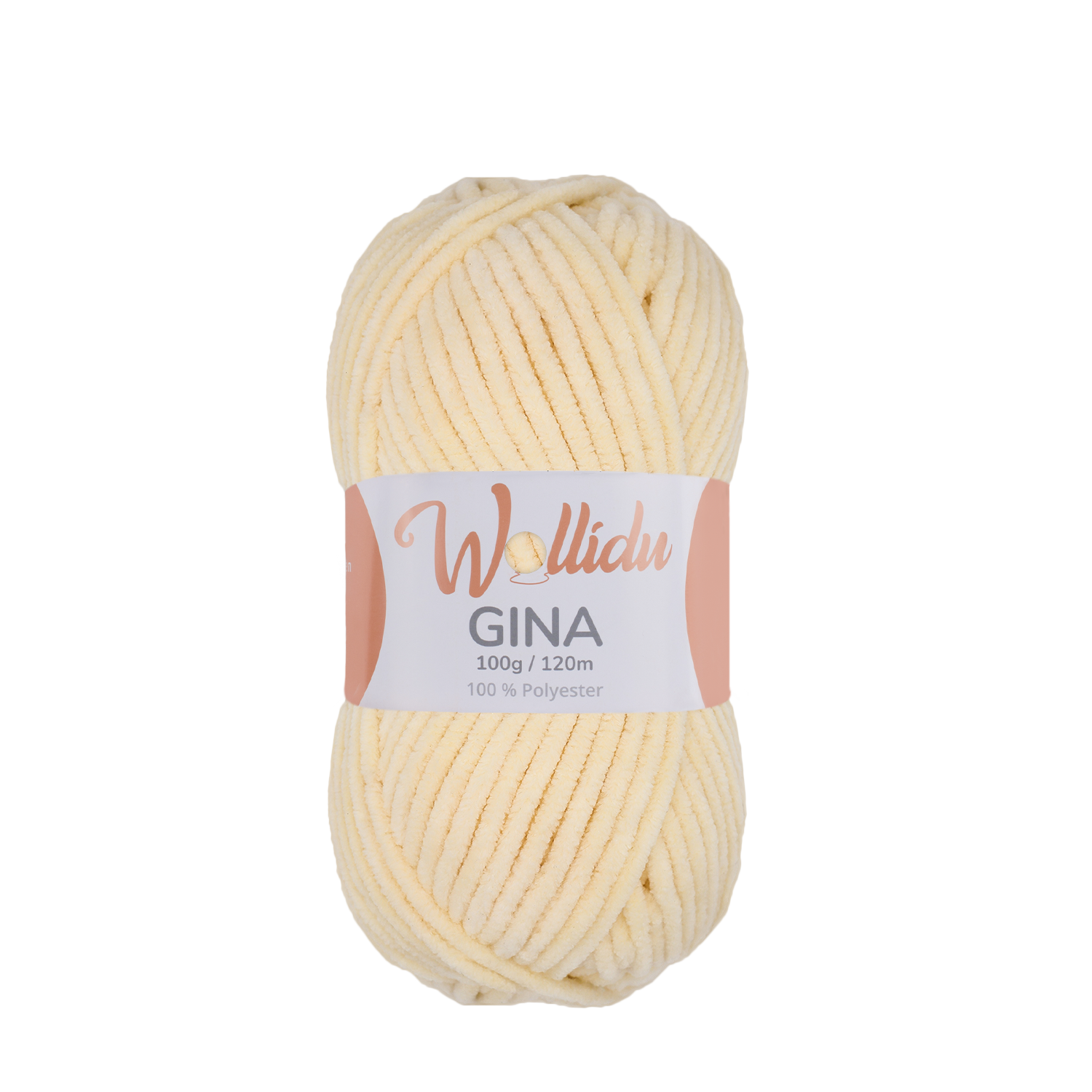 Gina 100g – Flauschgarn aus Chenille zum Häkeln & Stricken (Einzelknäuel, OEKO-TEX®)