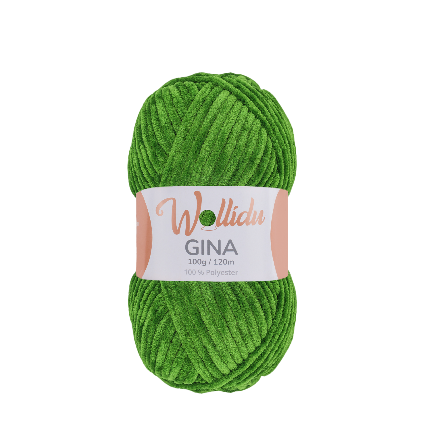 Gina 100g – Flauschgarn aus Chenille zum Häkeln & Stricken (Einzelknäuel, OEKO-TEX®)
