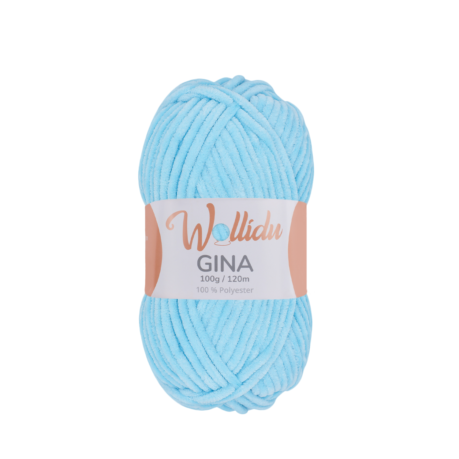 Gina 100g – Flauschgarn aus Chenille zum Häkeln & Stricken (Einzelknäuel, OEKO-TEX®)