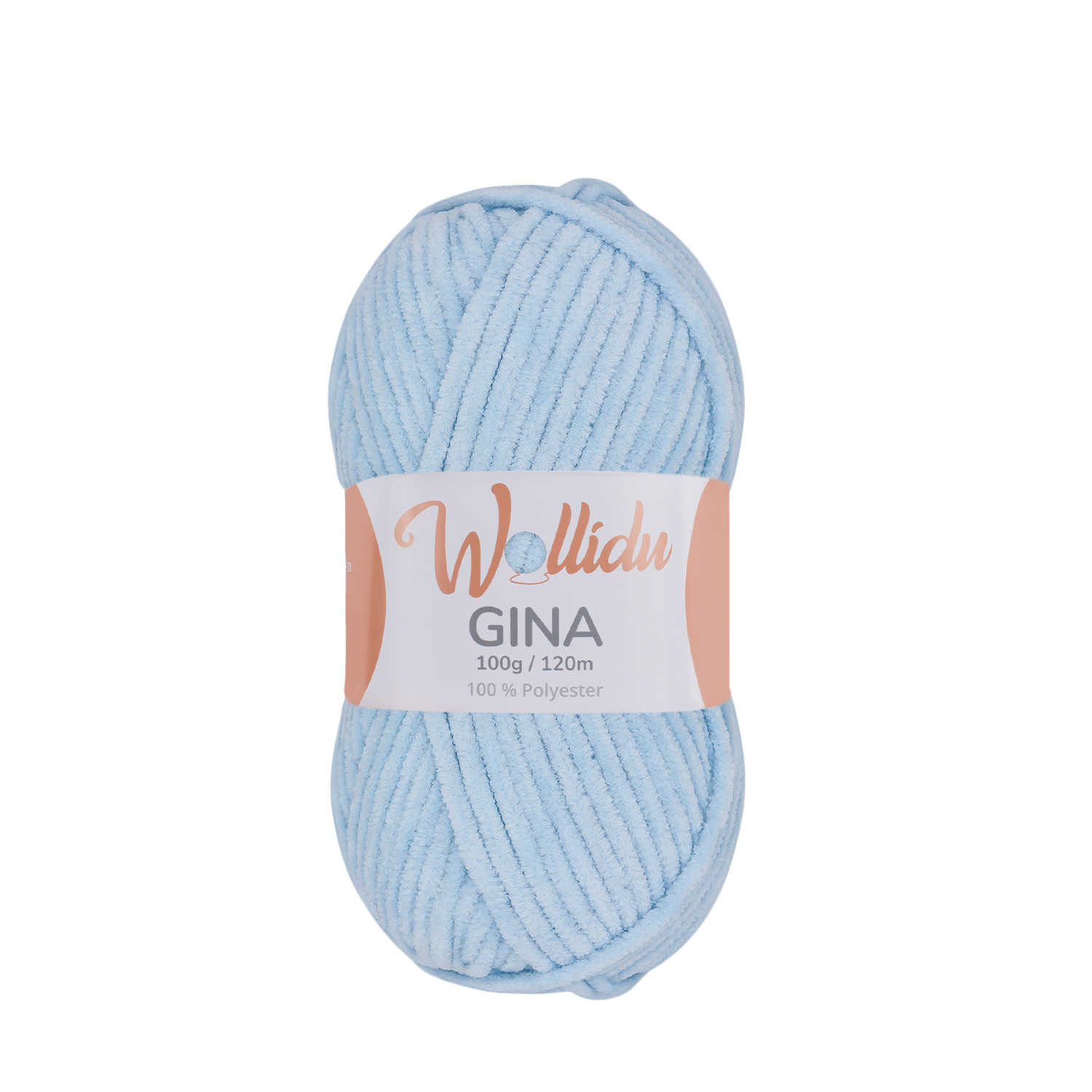 Gina 100g – Flauschgarn aus Chenille zum Häkeln & Stricken (Einzelknäuel, OEKO-TEX®)