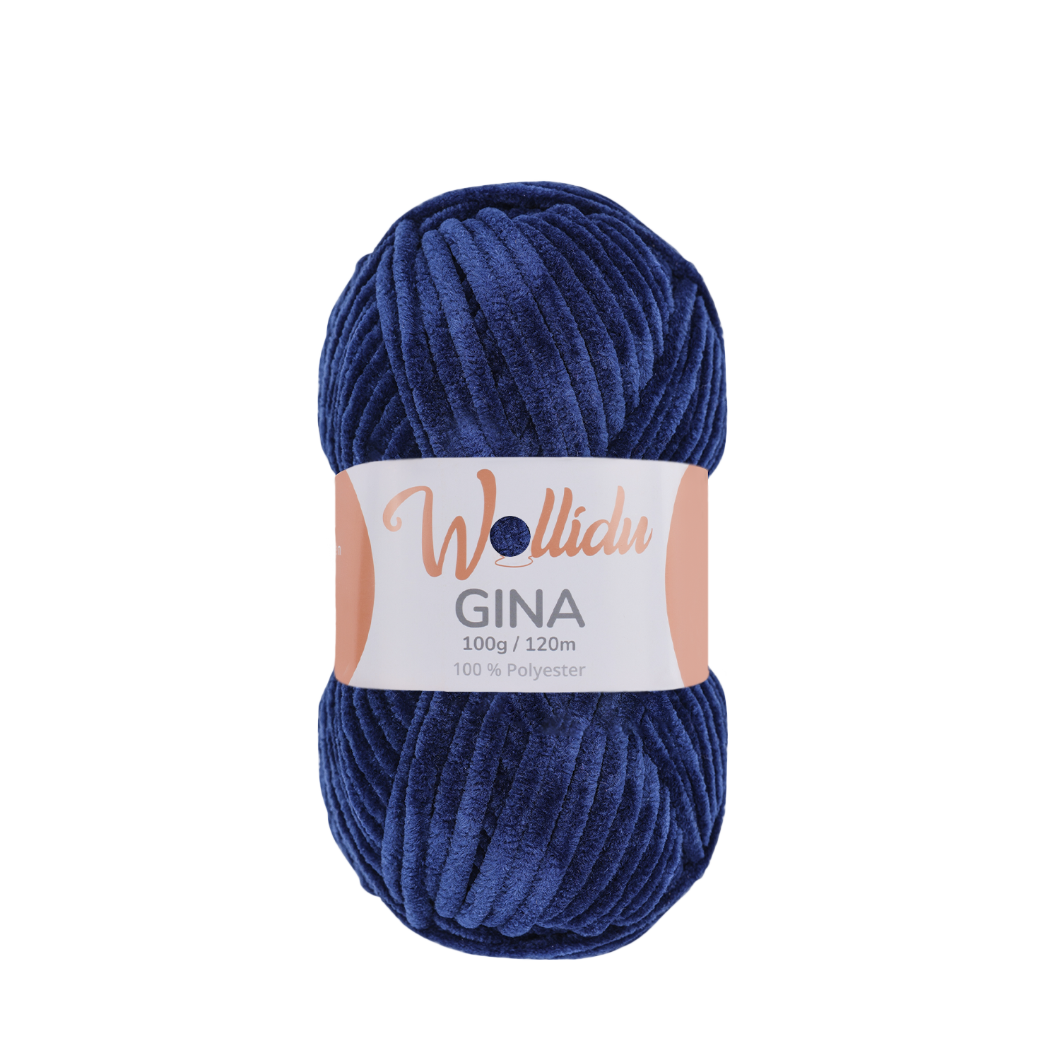 Gina 100g – Flauschgarn aus Chenille zum Häkeln & Stricken (Einzelknäuel, OEKO-TEX®)