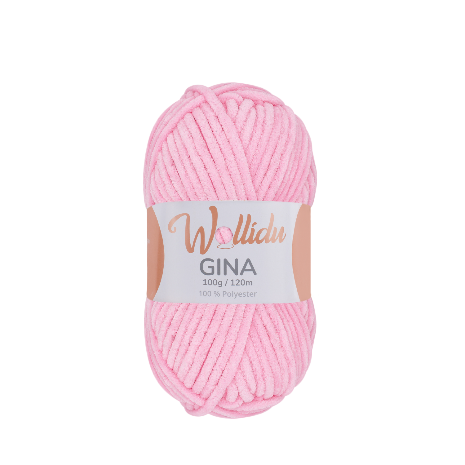 Gina 100g – Flauschgarn aus Chenille zum Häkeln & Stricken (Einzelknäuel, OEKO-TEX®)