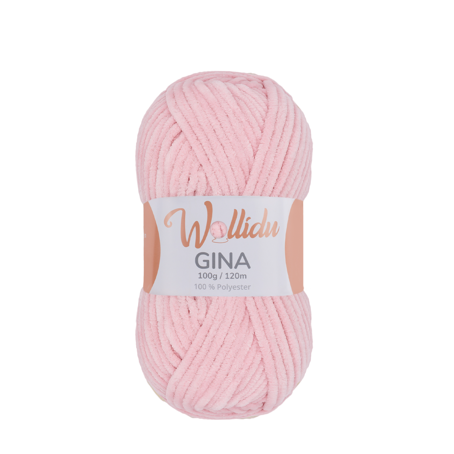 Gina 100g – Flauschgarn aus Chenille zum Häkeln & Stricken (Einzelknäuel, OEKO-TEX®)