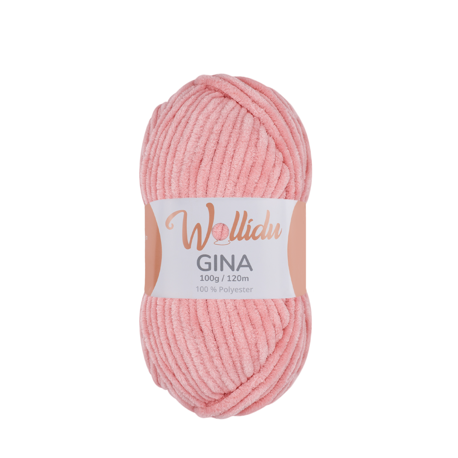 Gina 100g – Flauschgarn aus Chenille zum Häkeln & Stricken (Einzelknäuel, OEKO-TEX®)