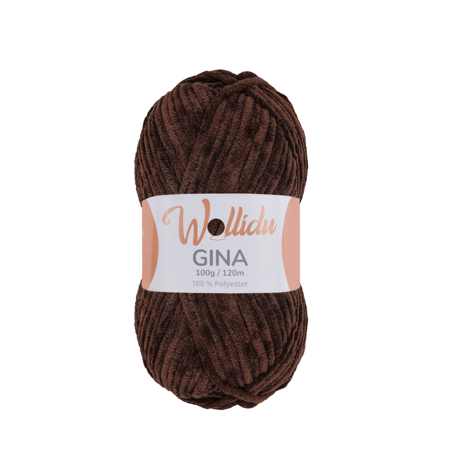 Gina 100g – Flauschgarn aus Chenille zum Häkeln & Stricken (Einzelknäuel, OEKO-TEX®)