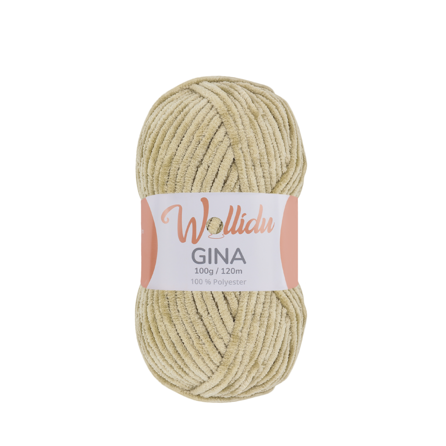 Gina 100g – Flauschgarn aus Chenille zum Häkeln & Stricken (Einzelknäuel, OEKO-TEX®)
