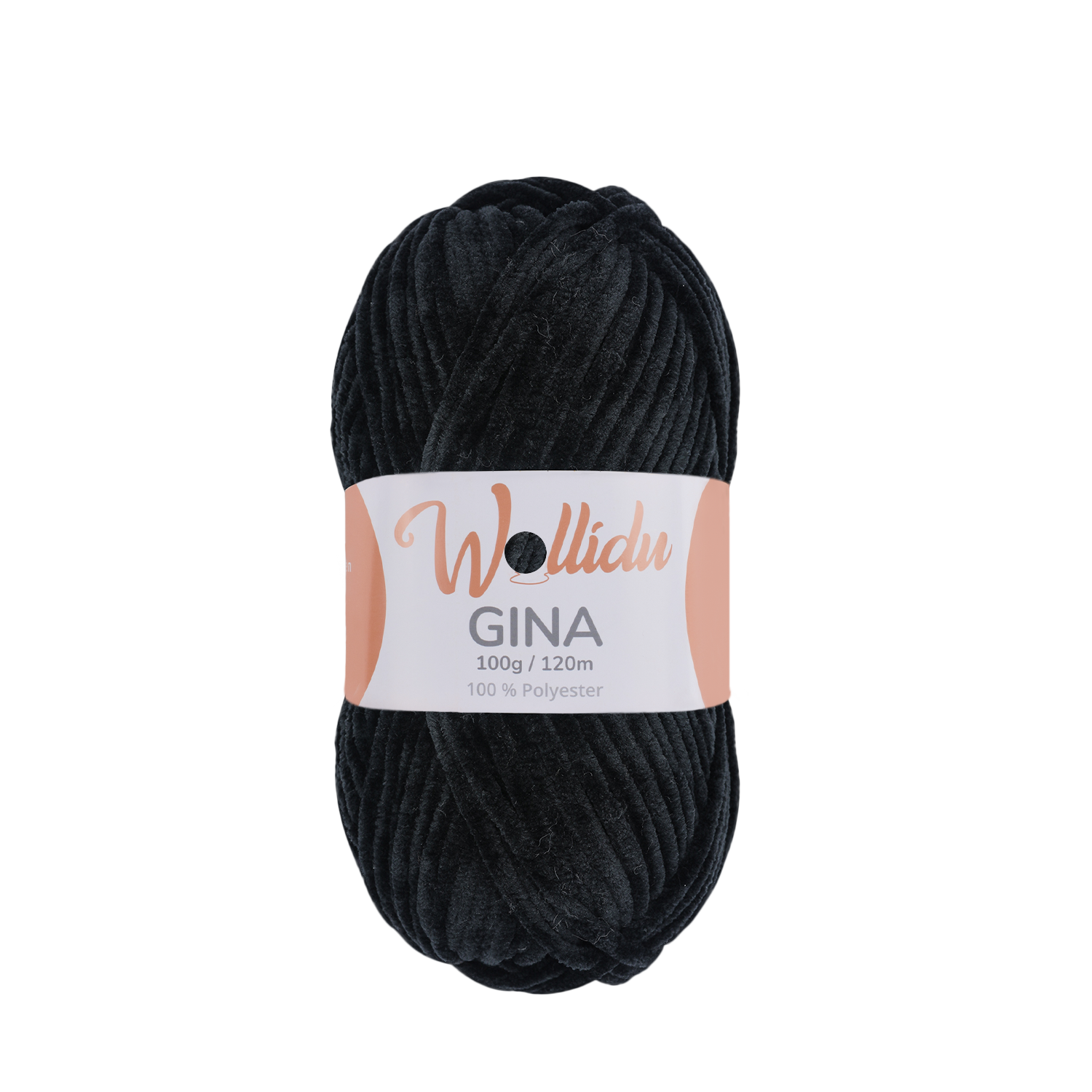 Gina 100g – Flauschgarn aus Chenille zum Häkeln & Stricken (Einzelknäuel, OEKO-TEX®)