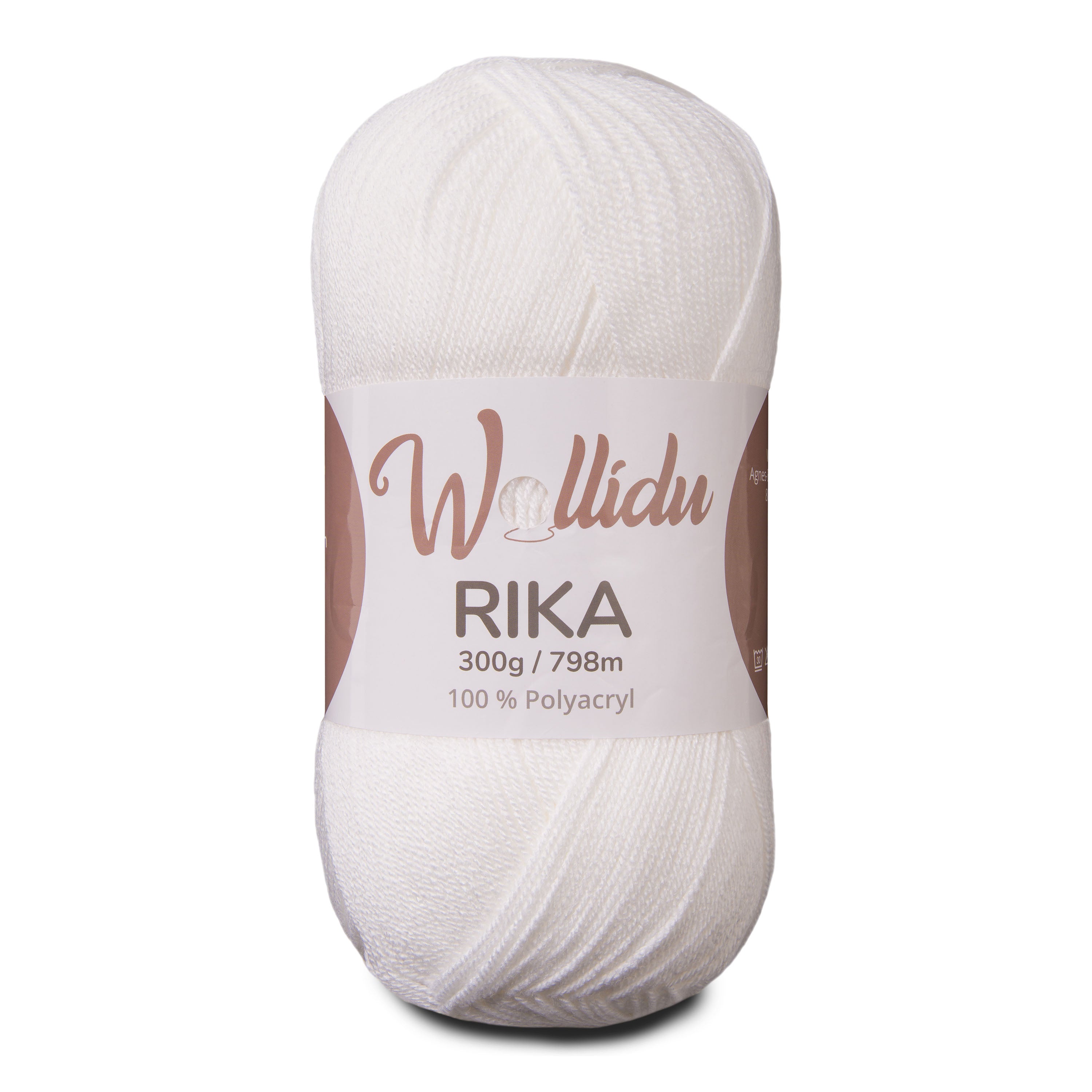 Rika 300g – XL-Strickgarn aus 100 % Polyacryl zum Häkeln & Stricken (Einzelknäuel, OEKO-TEX®, 798 m)