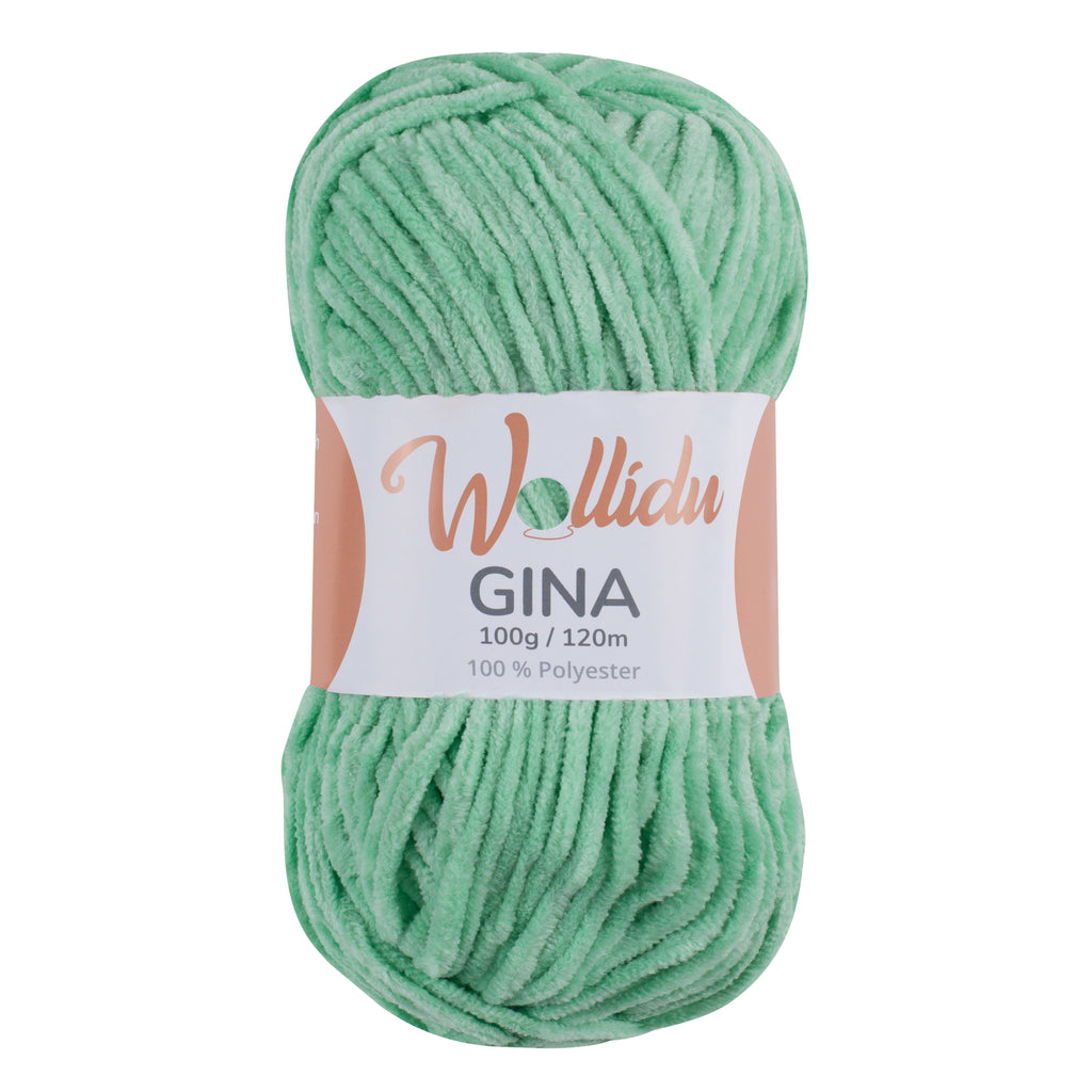 Chenille Garn 100g 120m – 100% Polyester – Wollidu Gina