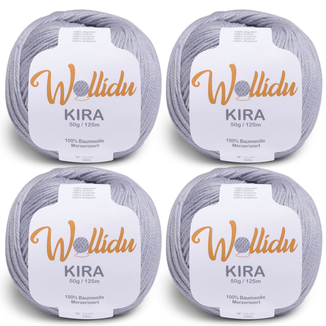 Wollidu Kira 4er Set Hochwertige mercerisierte Baumwolle Jetzt kaufen Wollidu