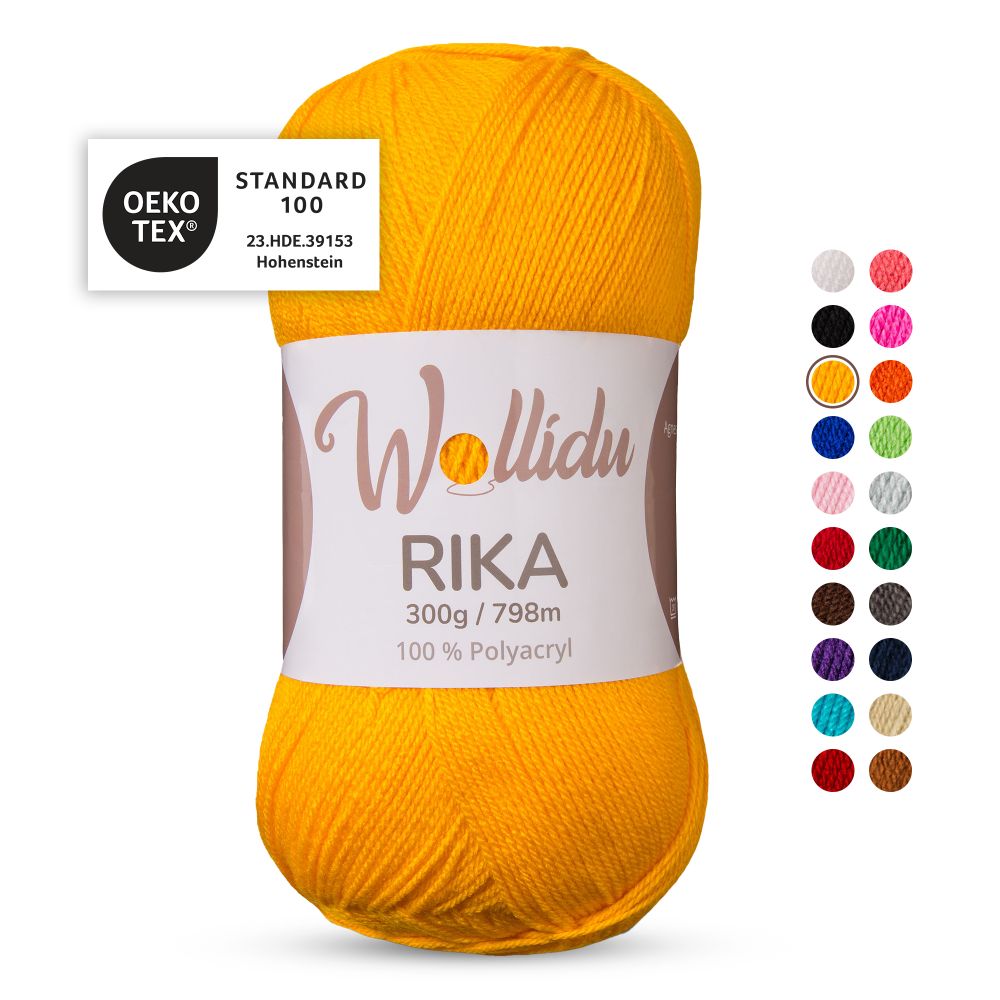 XL Acrylgarn 300g 798m – 100% Polyacryl – Wollidu Rika