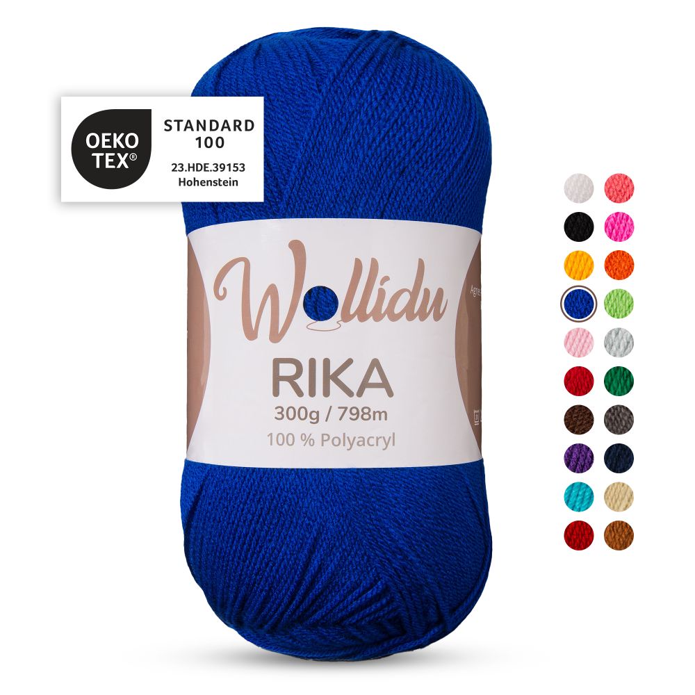 XL Acrylgarn 300g 798m – 100% Polyacryl – Wollidu Rika