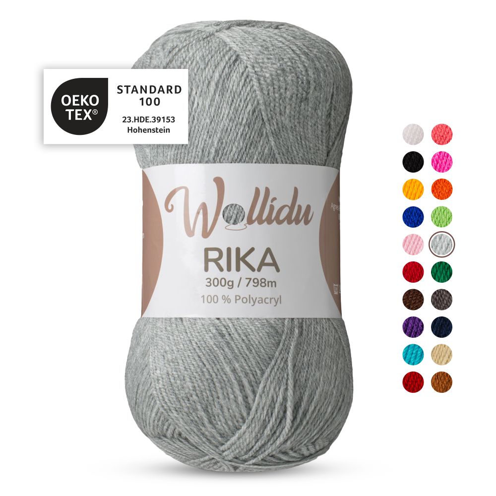 XL Acrylgarn 300g 798m – 100% Polyacryl – Wollidu Rika