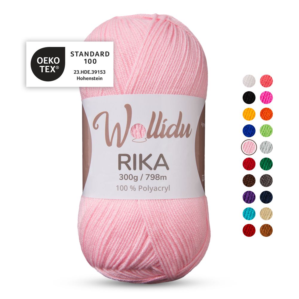 XL Acrylgarn 300g 798m – 100% Polyacryl – Wollidu Rika