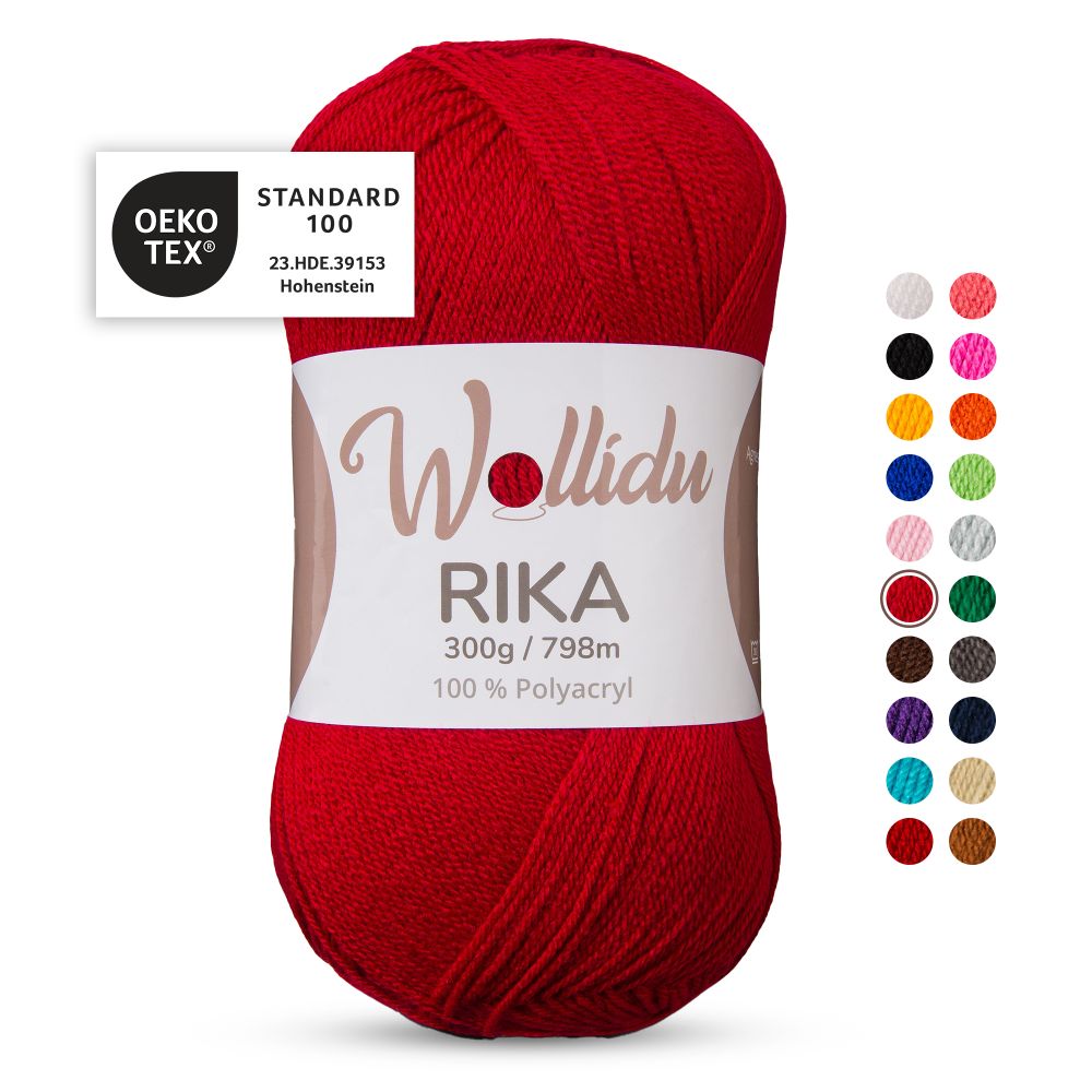 XL Acrylgarn 300g 798m – 100% Polyacryl – Wollidu Rika