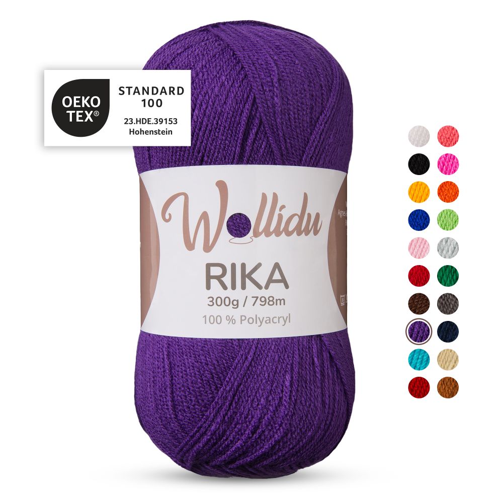 XL Acrylgarn 300g 798m – 100% Polyacryl – Wollidu Rika