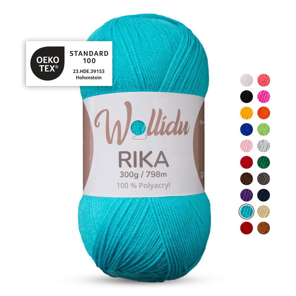 XL Acrylgarn 300g 798m – 100% Polyacryl – Wollidu Rika